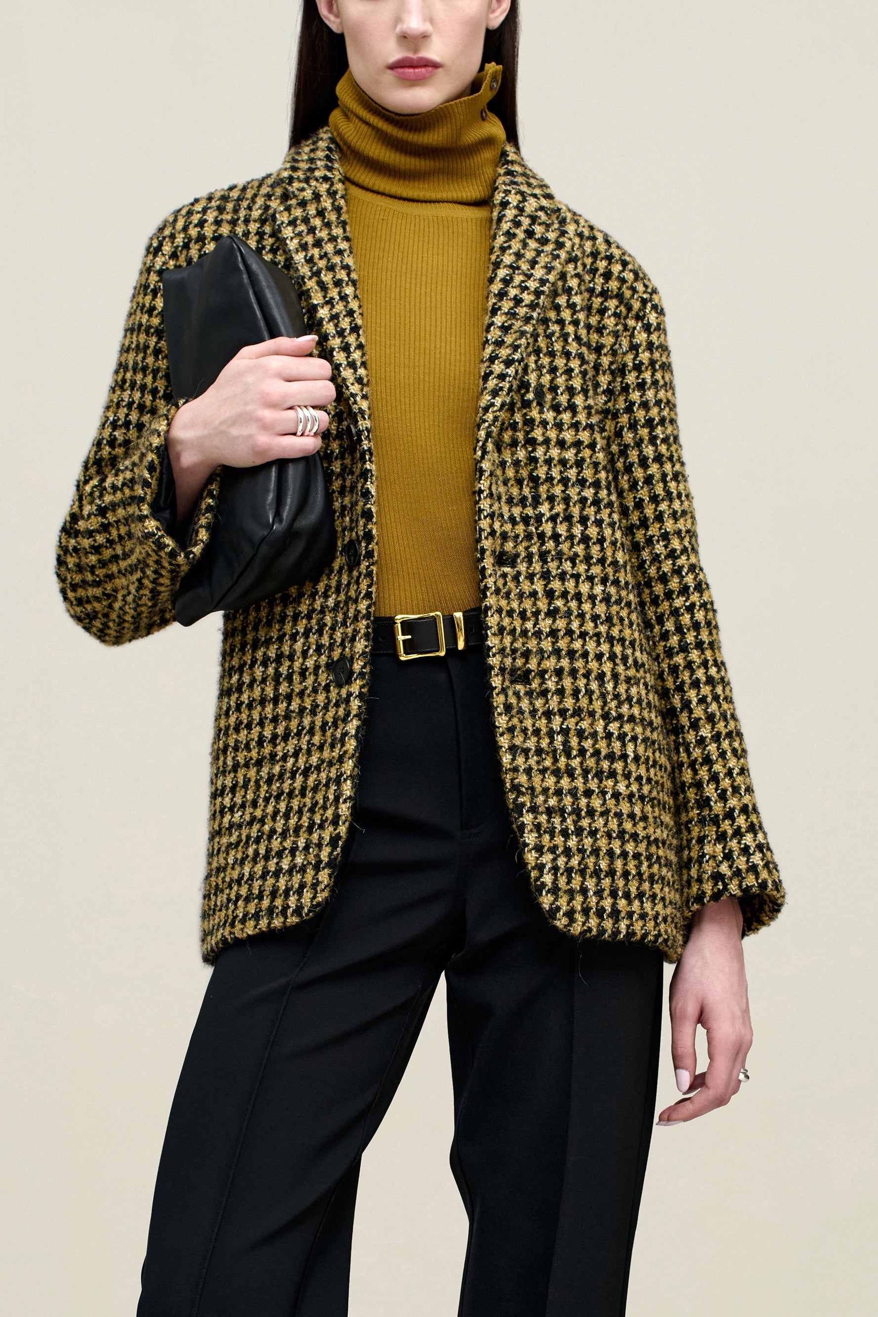 James Jacket in Novelty Wool