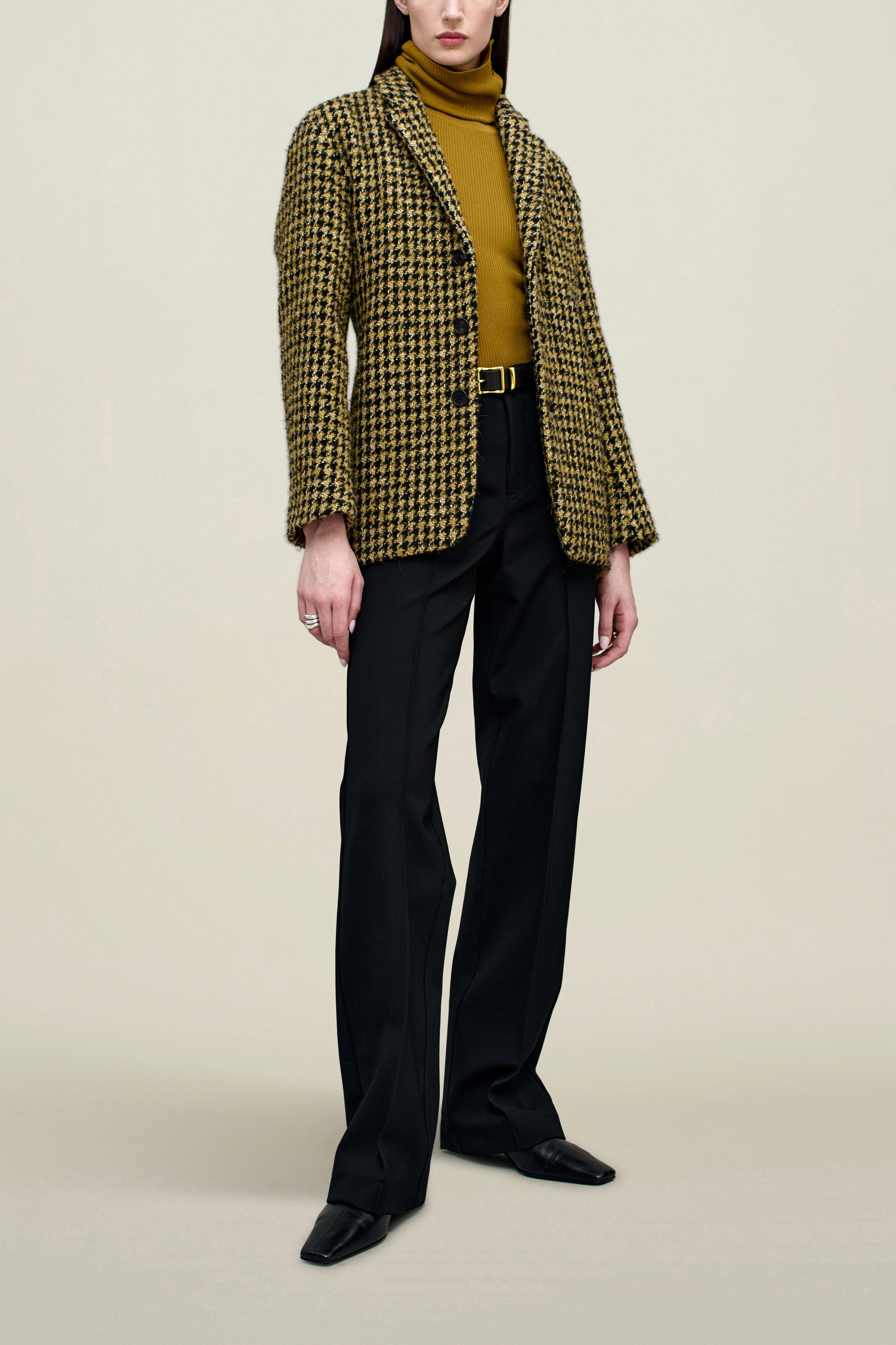 James Jacket in Novelty Wool