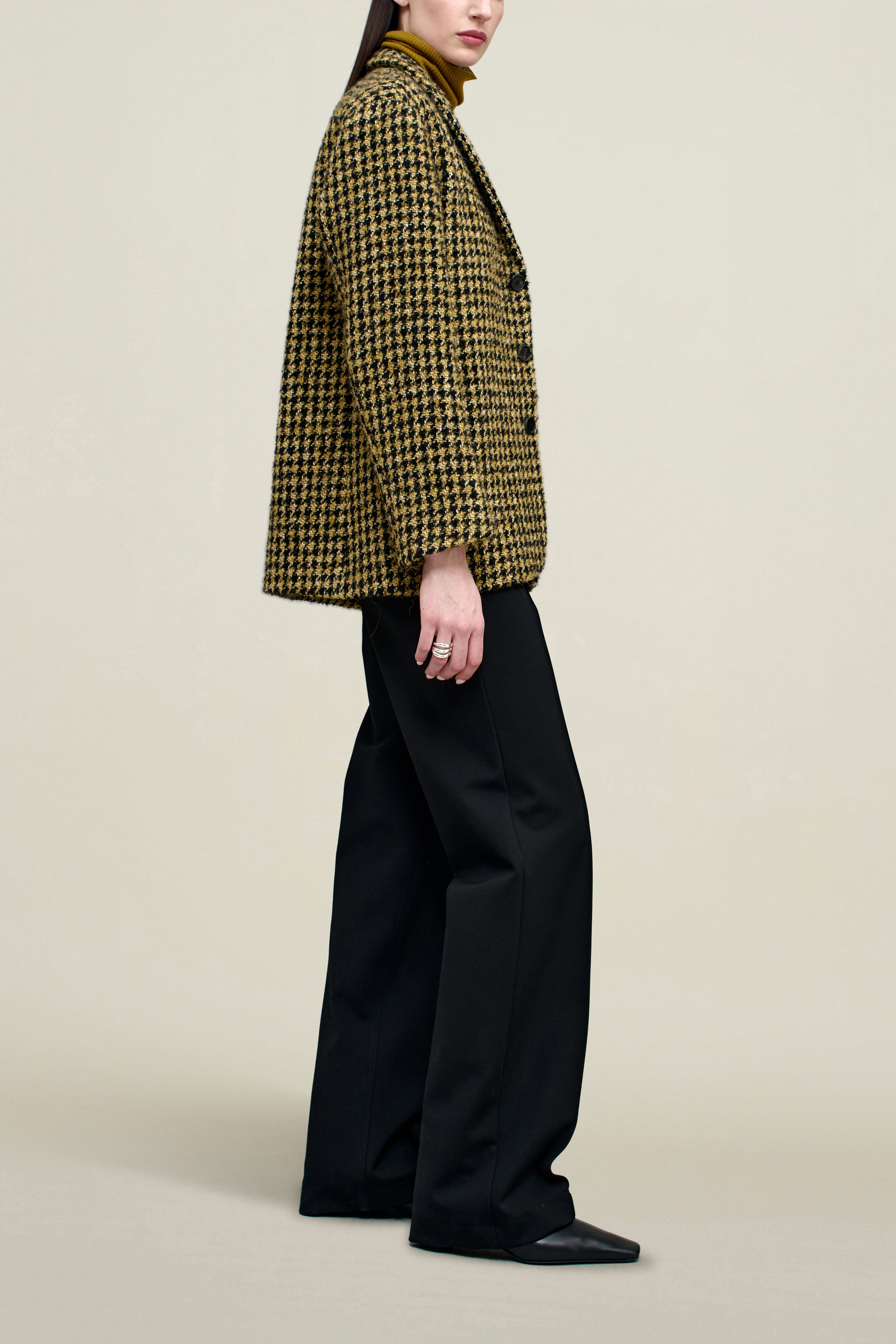 James Jacket in Novelty Wool