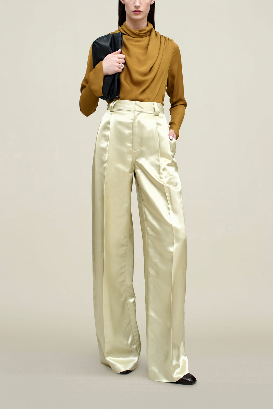 Tabitha Blouse in Soft Satin