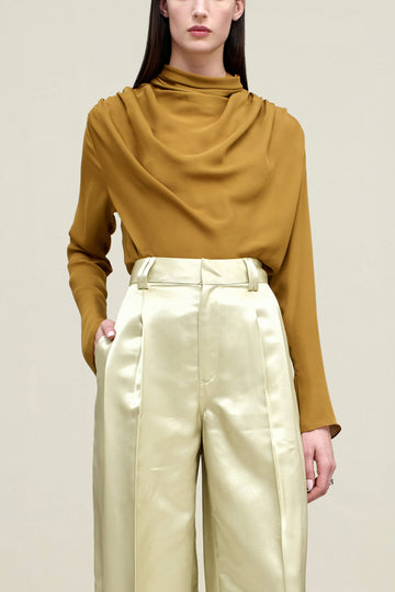 Tabitha Blouse in Soft Satin