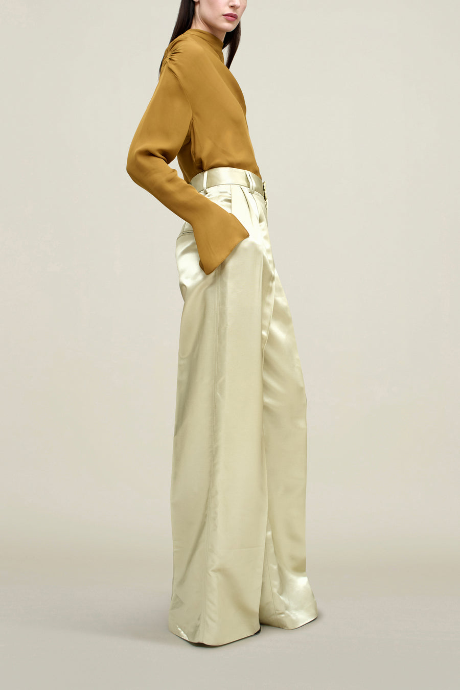 Tabitha Blouse in Soft Satin