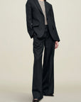Raquel Single Breasted Blazer in Light Wool Suiting