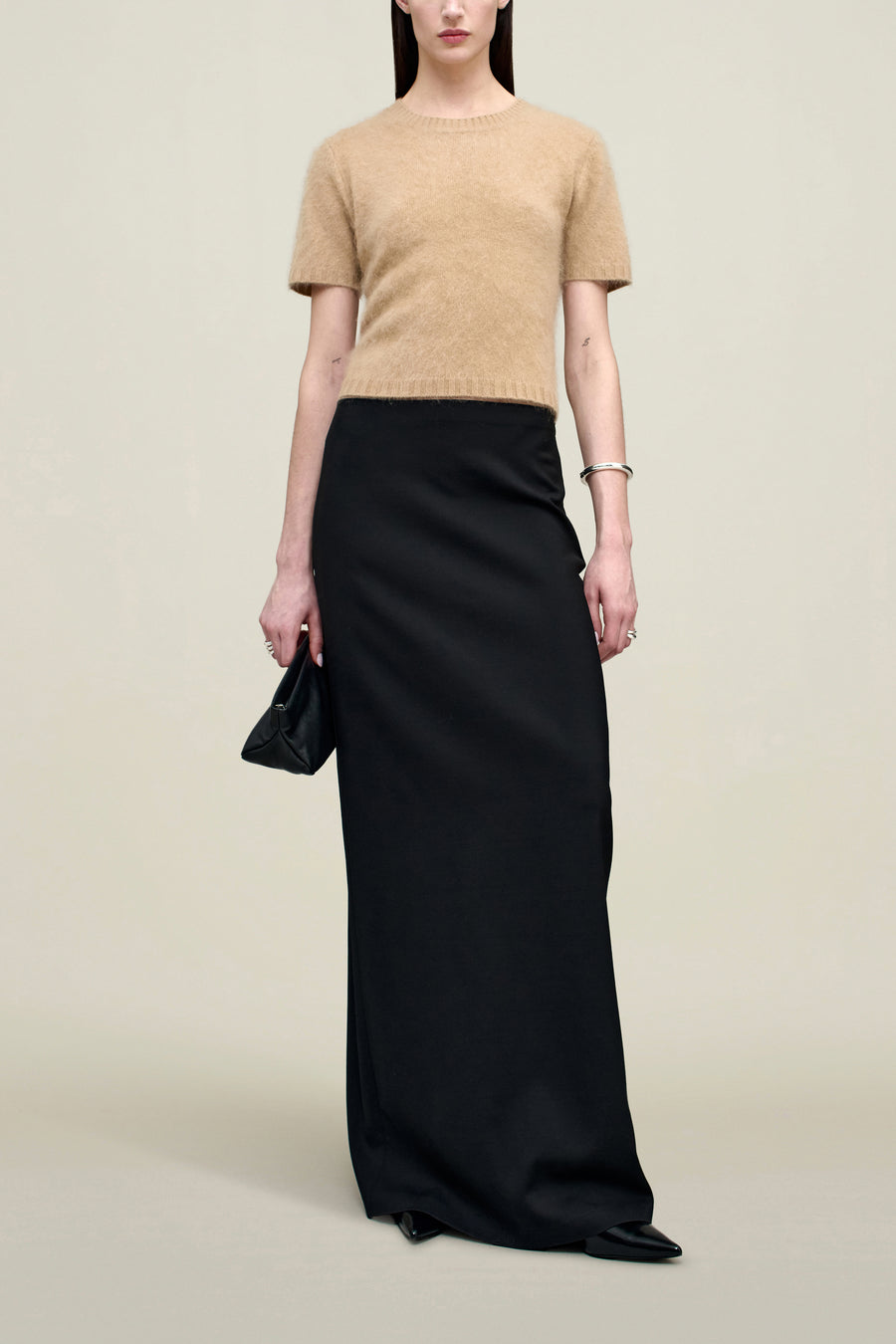 Paris Pencil Skirt in Viscose Wool
