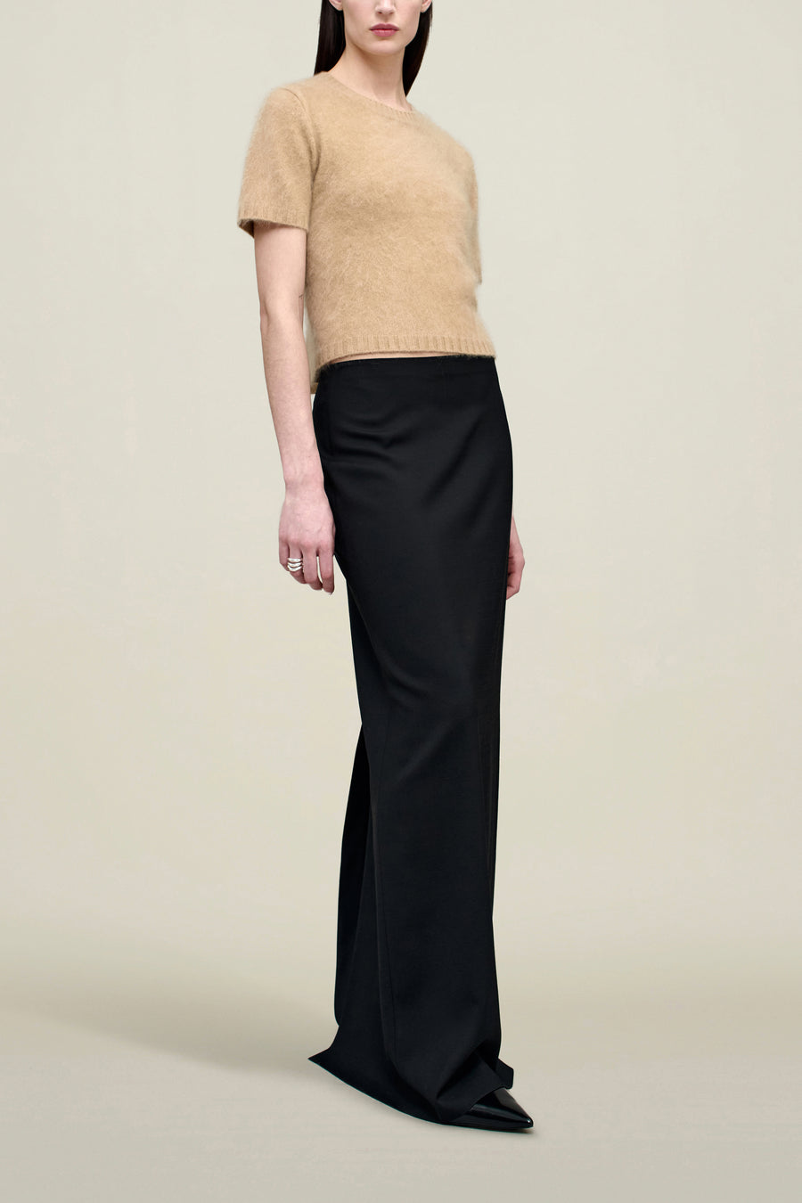Paris Pencil Skirt in Viscose Wool