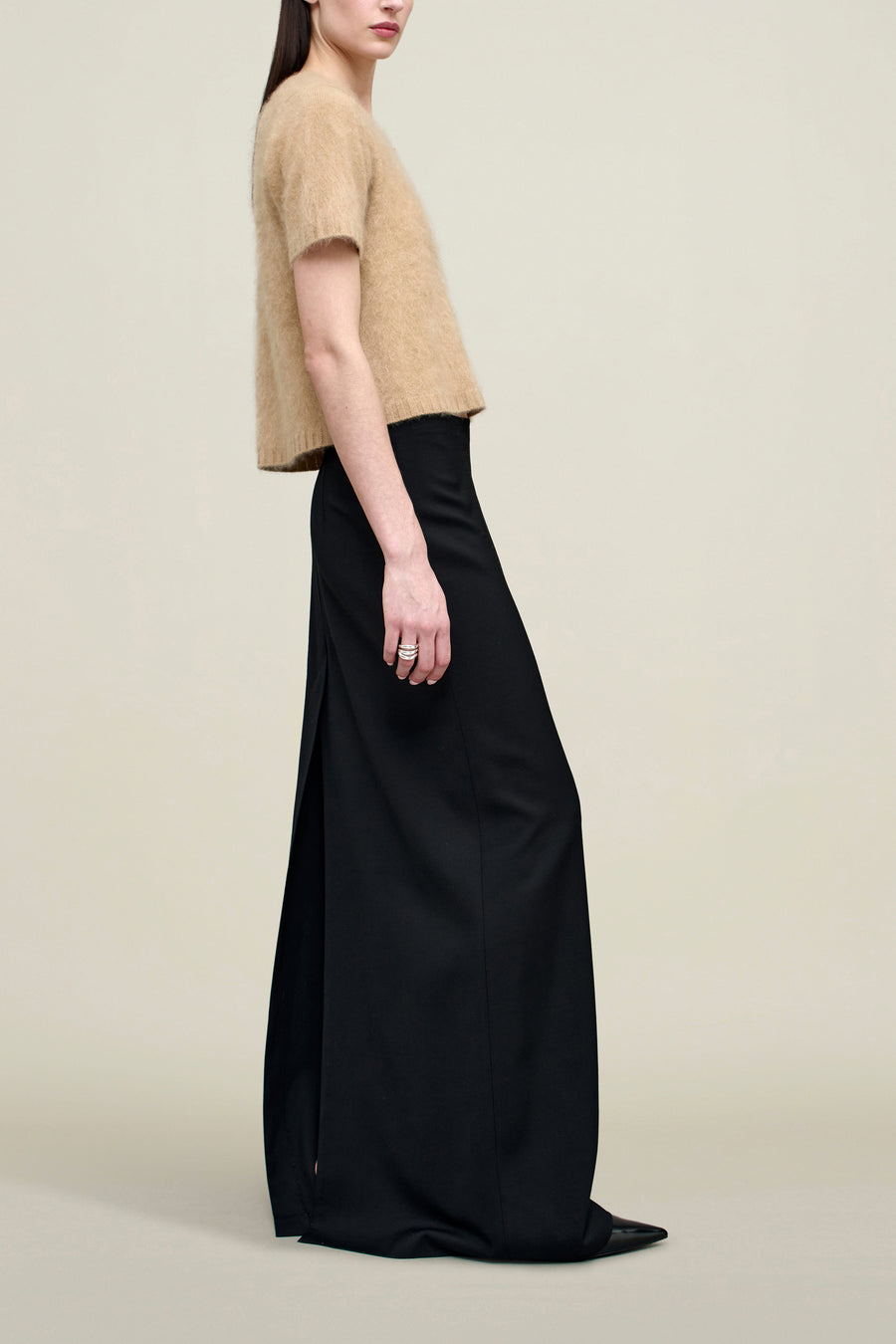 Paris Pencil Skirt in Viscose Wool