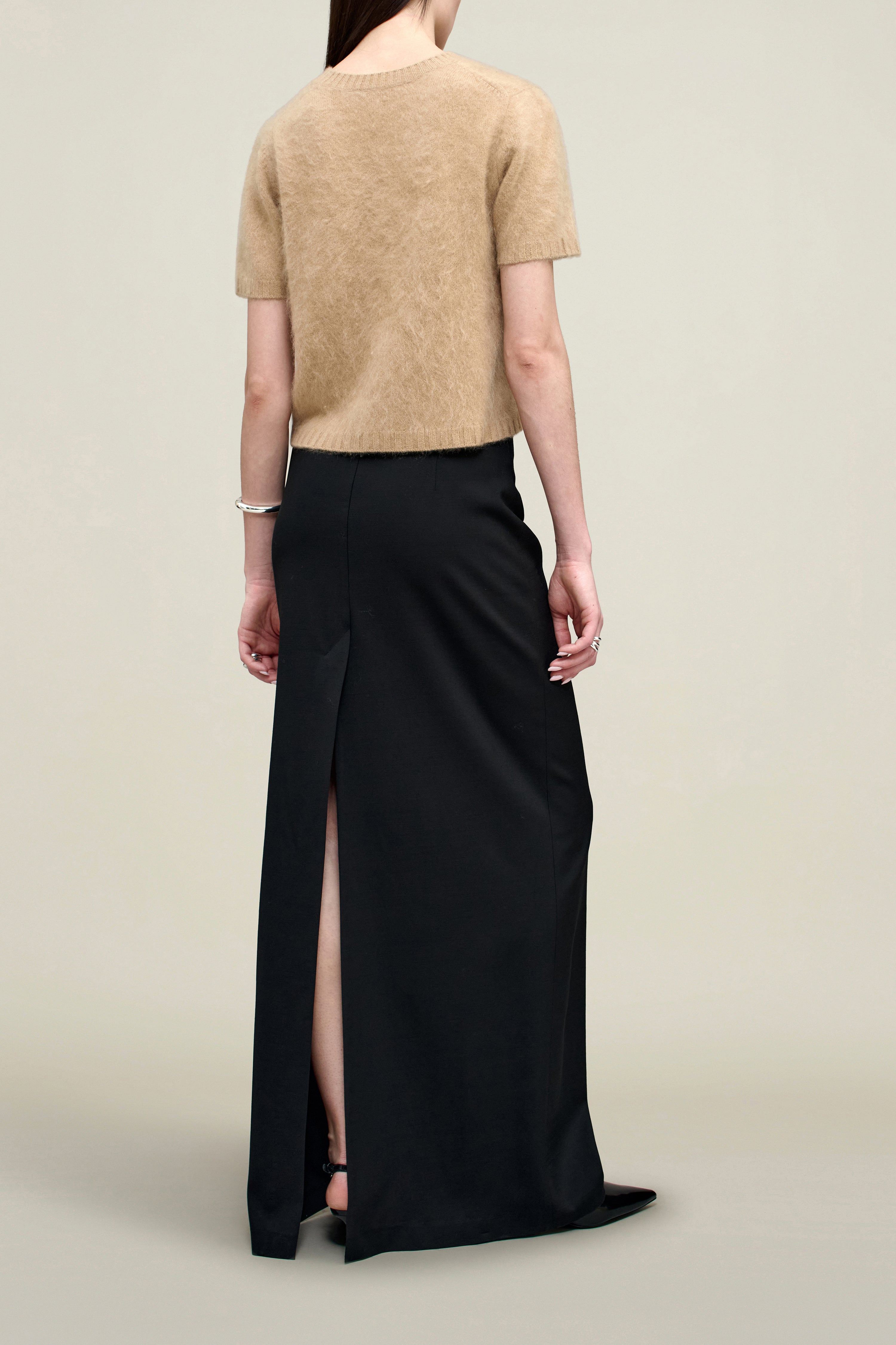 Paris Pencil Skirt in Viscose Wool