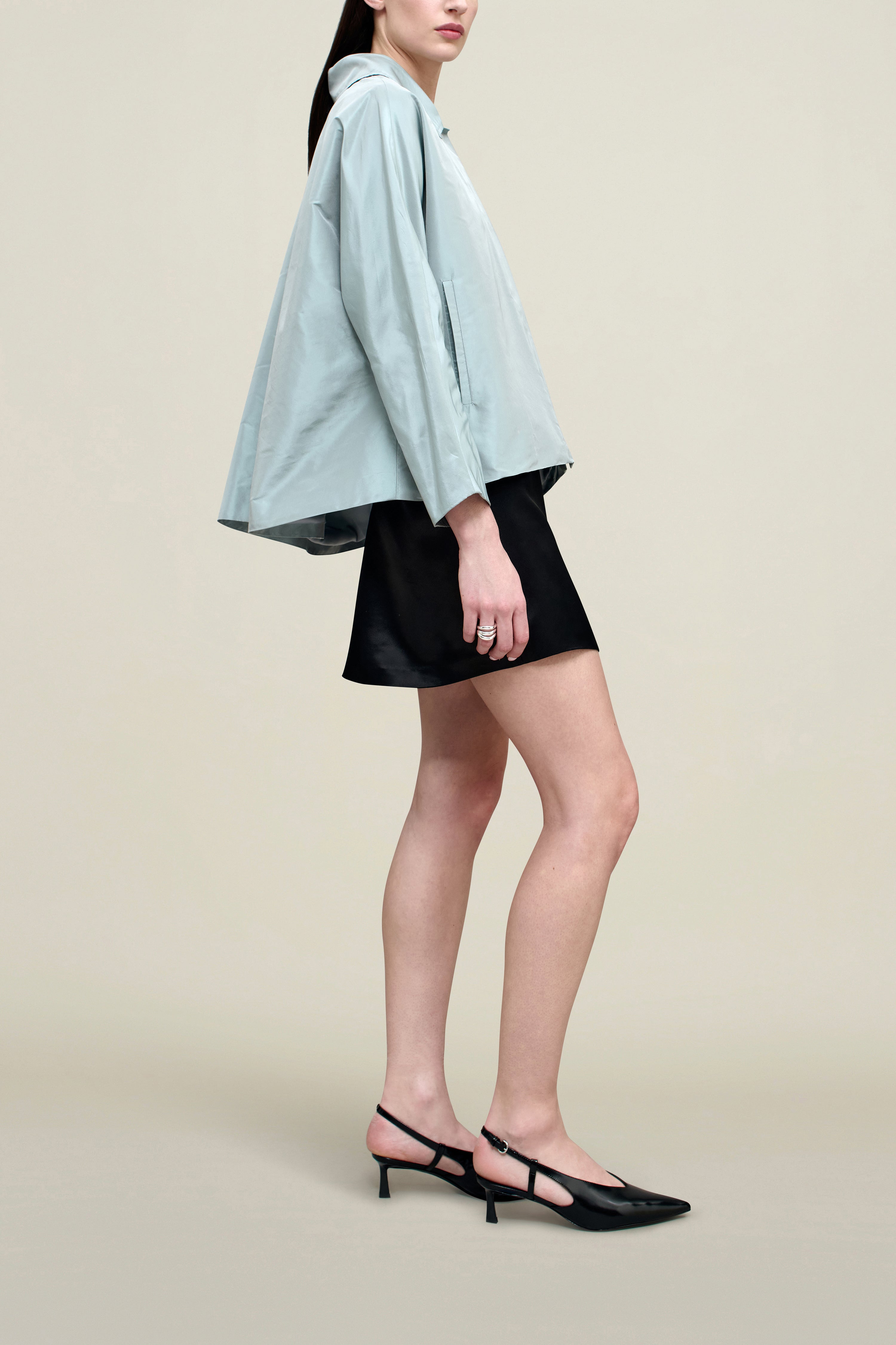 Bradley Jacket in Silk Taffeta