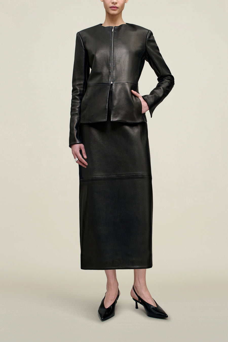 Tilda Jacket in Lambskin