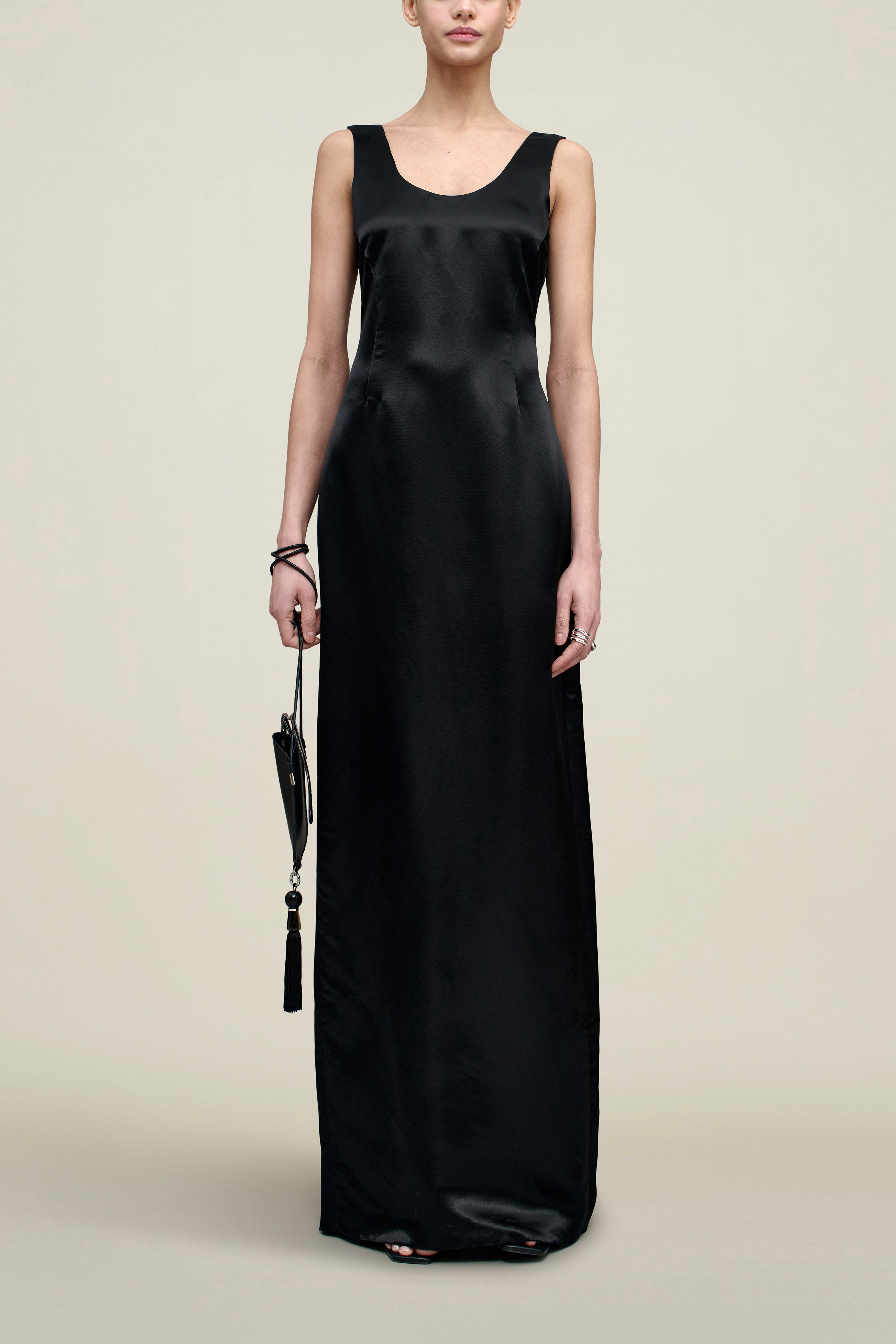 Isadora Gown in Liquid Twill