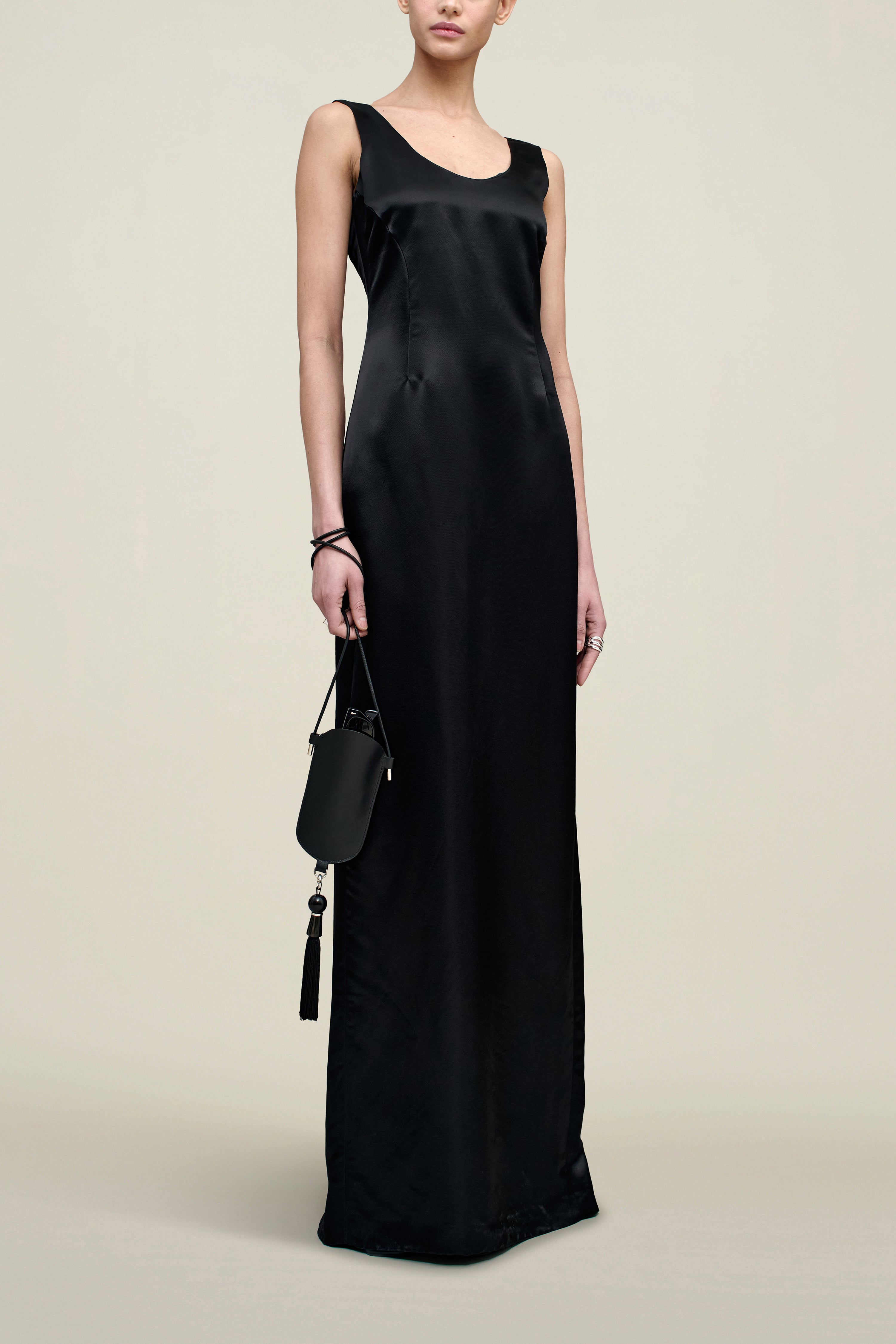 Isadora Gown in Liquid Twill