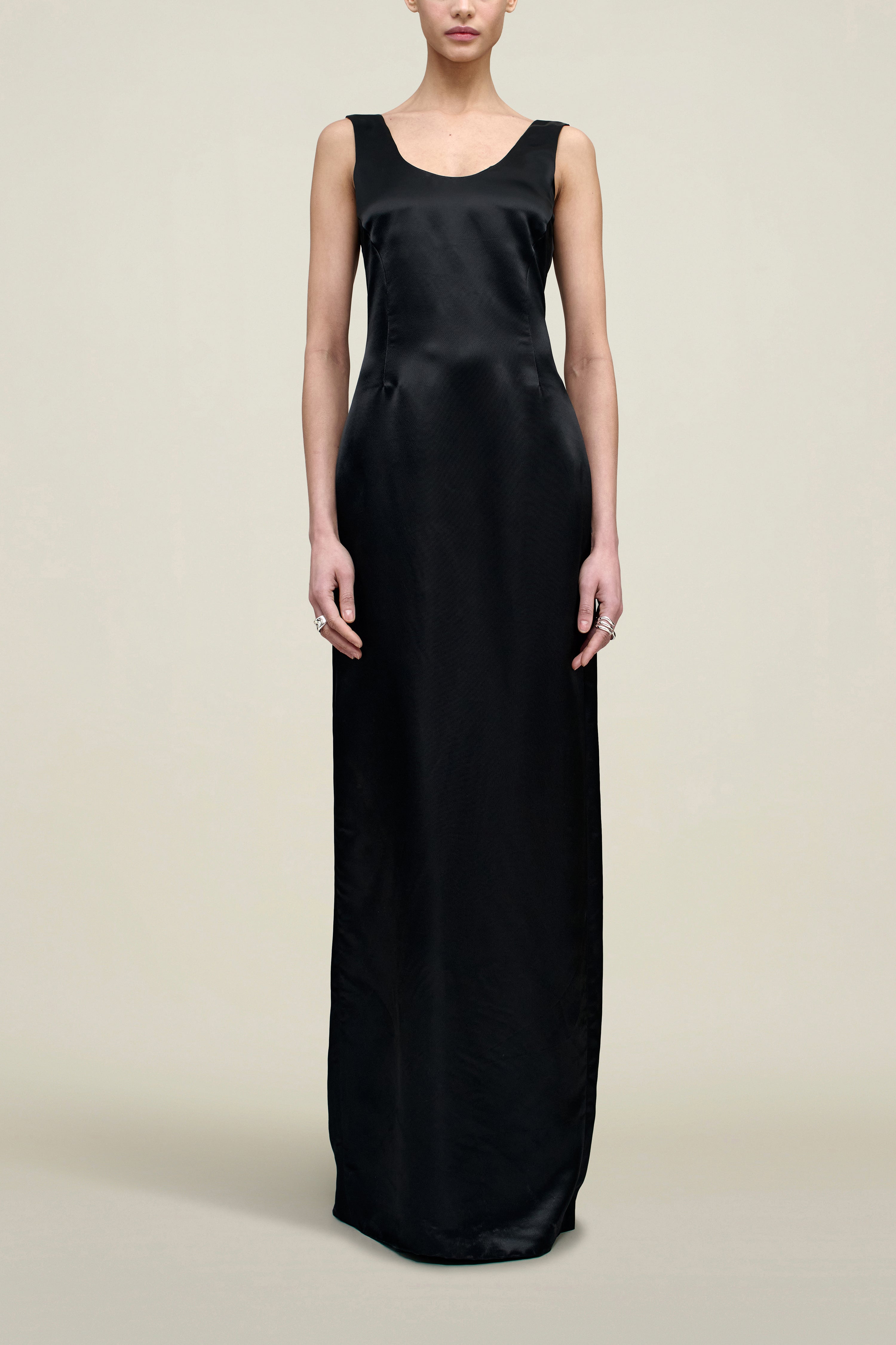 Isadora Gown in Liquid Twill
