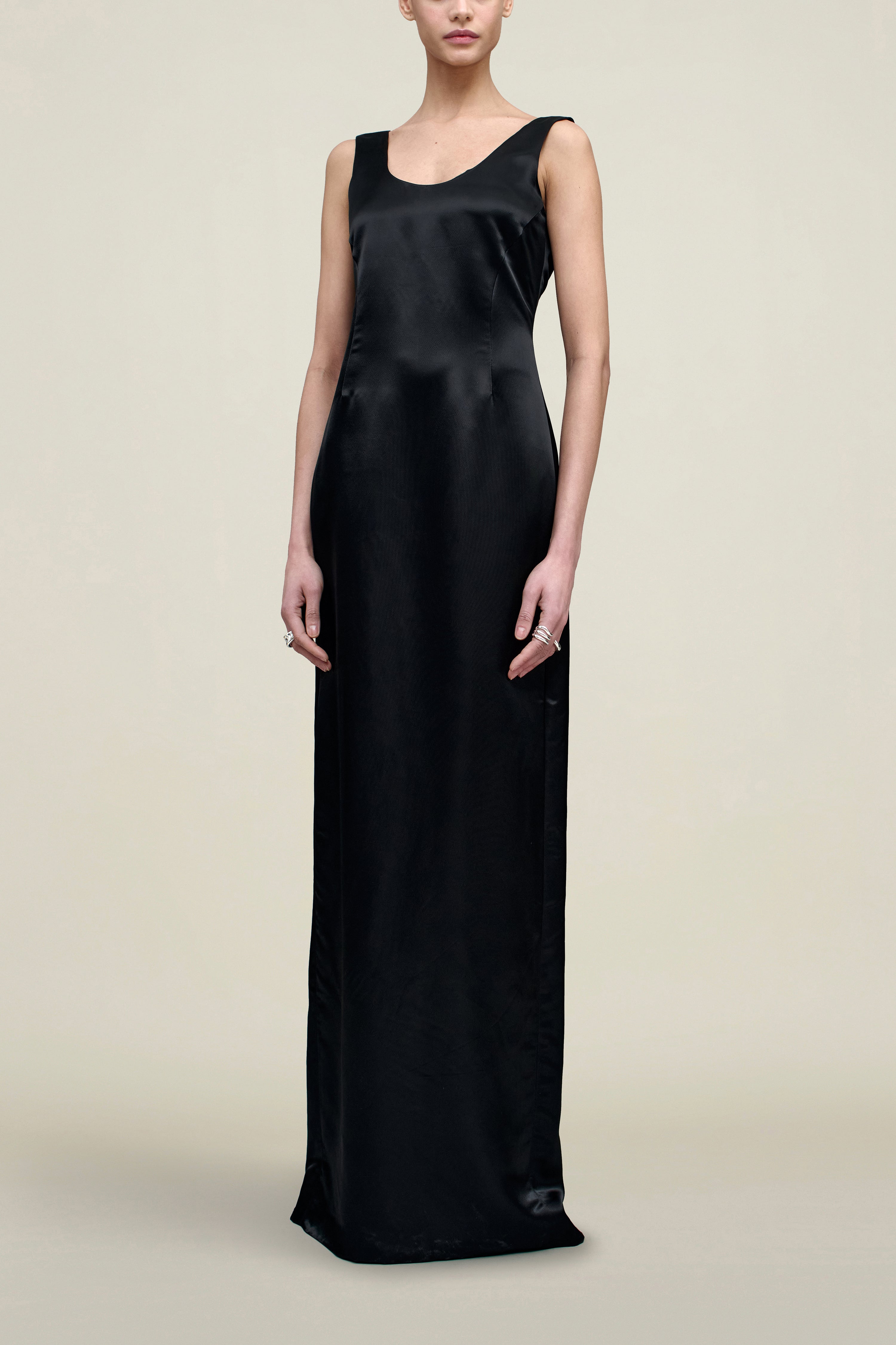 Isadora Gown in Liquid Twill