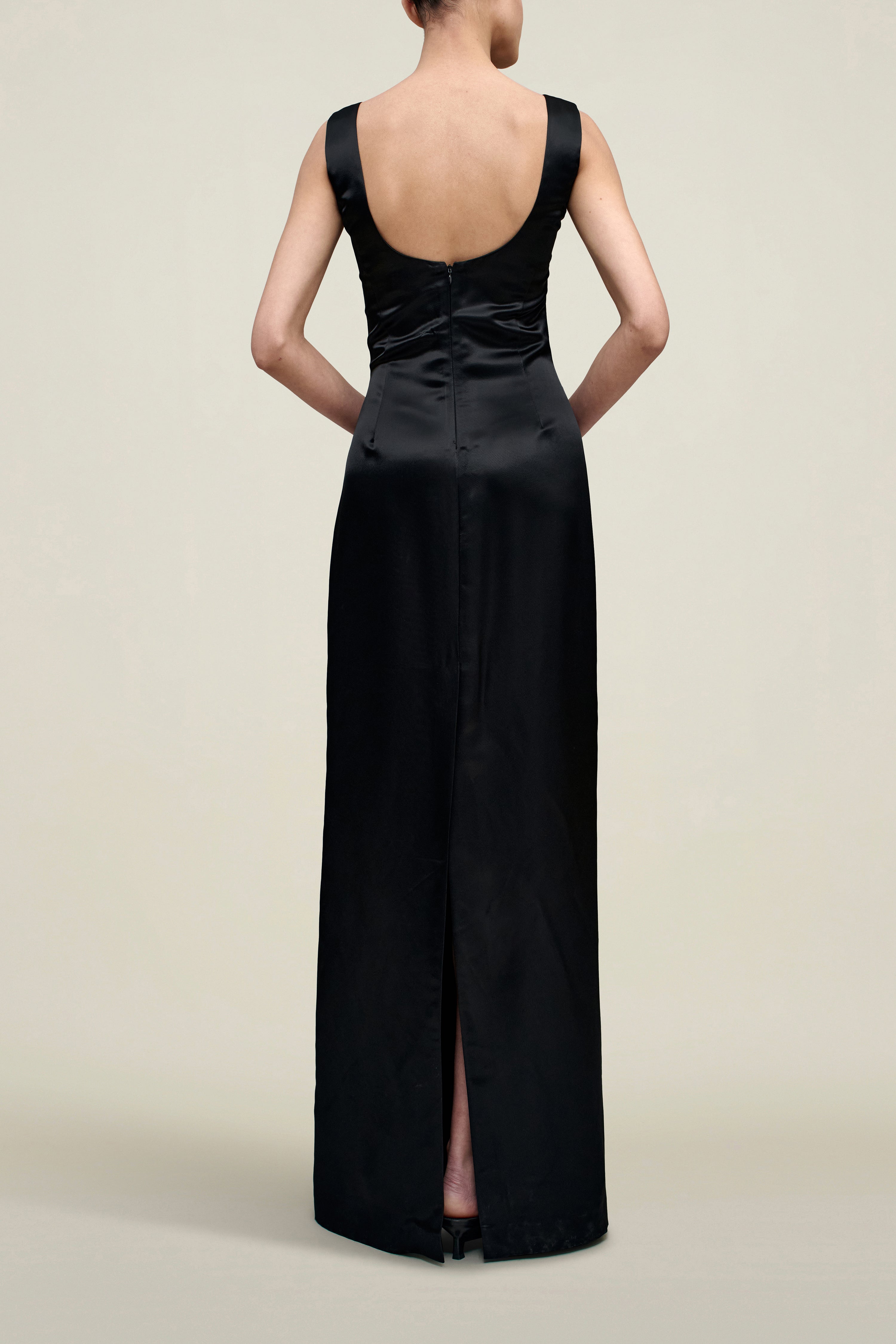 Isadora Gown in Liquid Twill