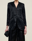 Ona Blazer in Liquid Twill