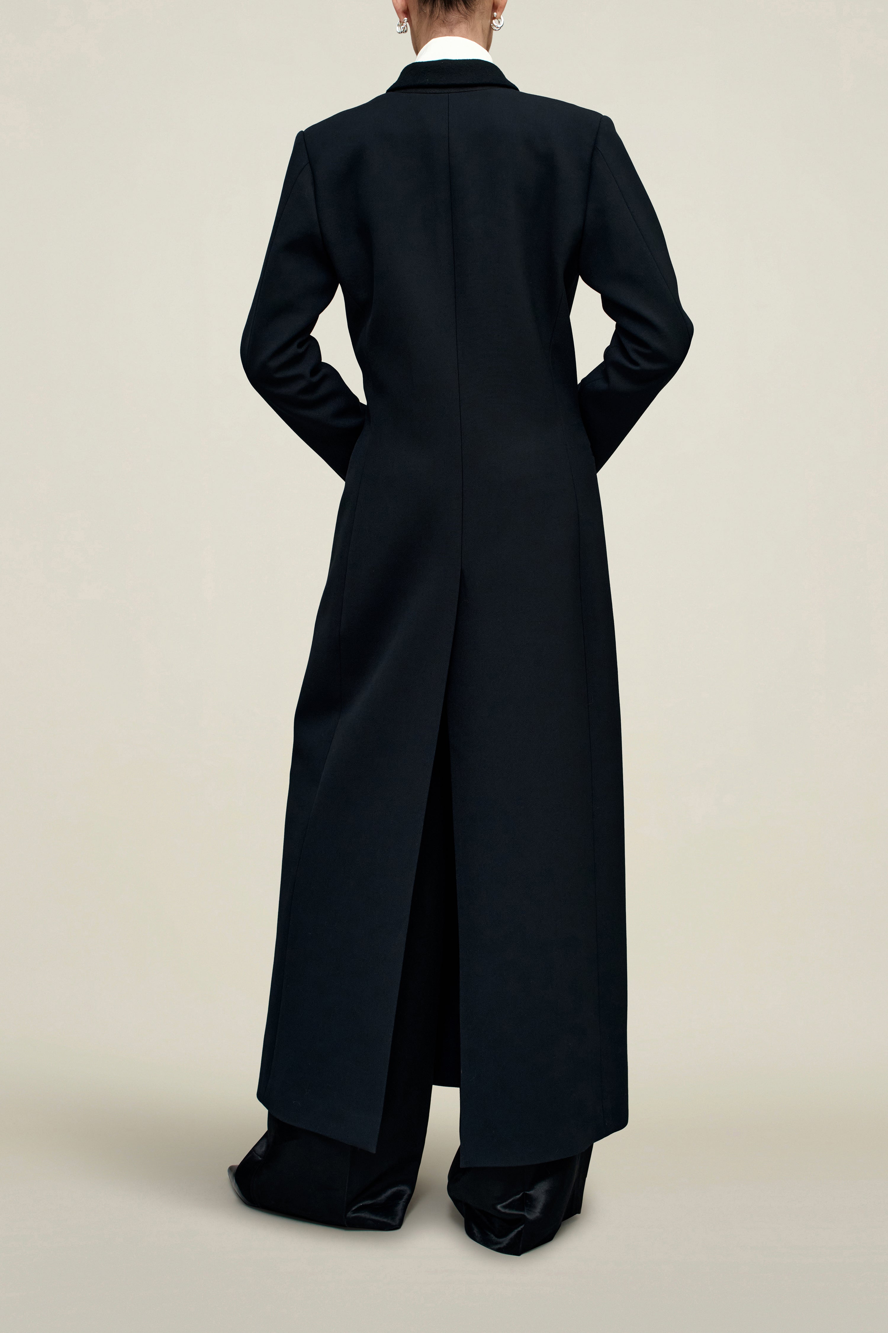 Palmer Coat in Sergeant Twill Combo