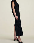 Sabel Cocoon Dress in Chiffon Gazar Combo