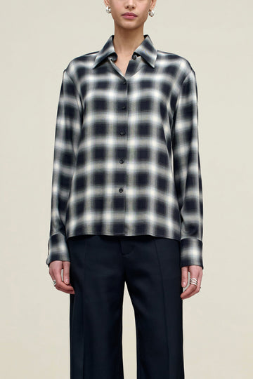 Octavia Blouse in Airbush Flannel