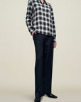 Octavia Blouse in Airbush Flannel