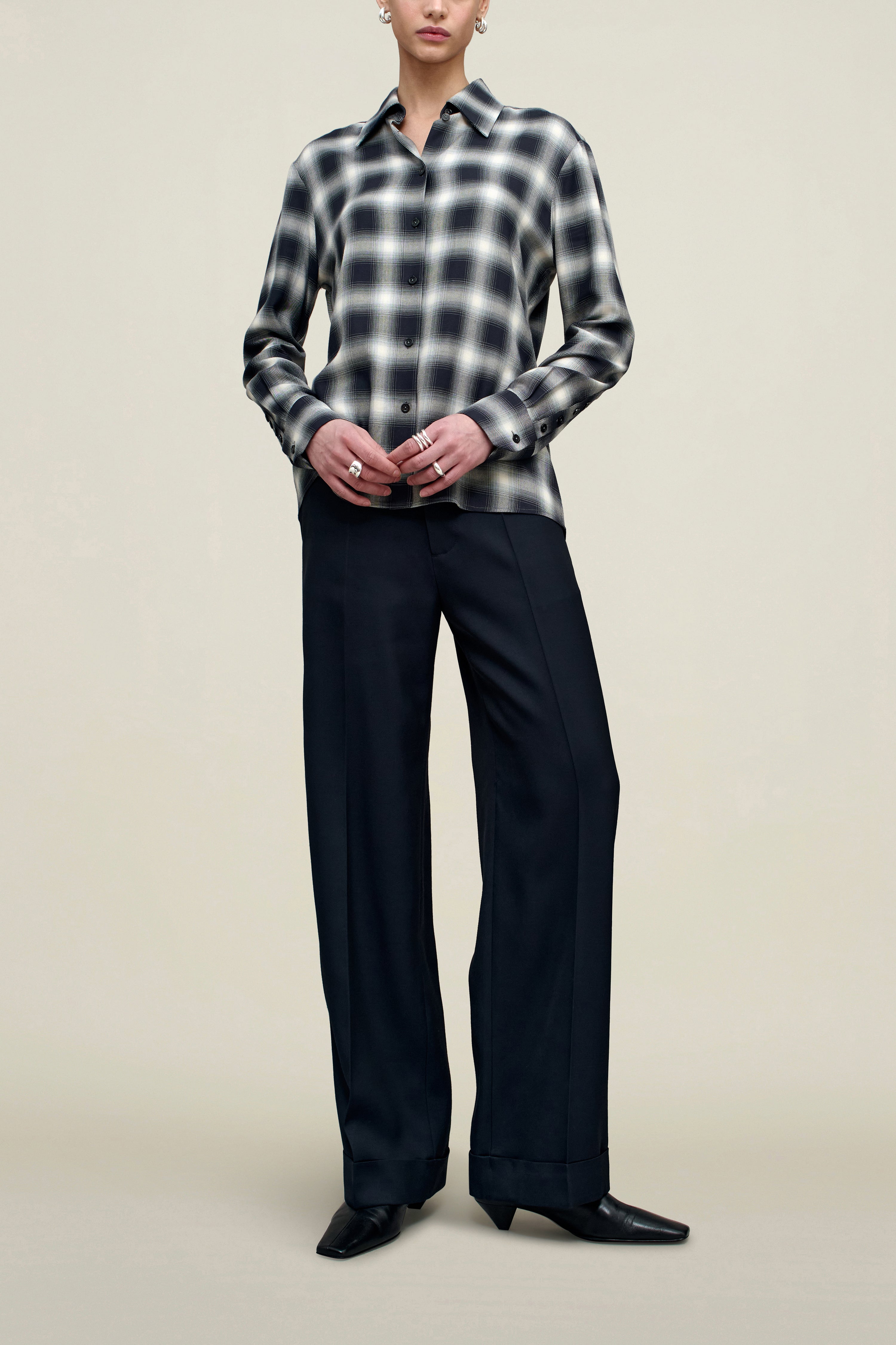 Octavia Blouse in Airbrush Flannel