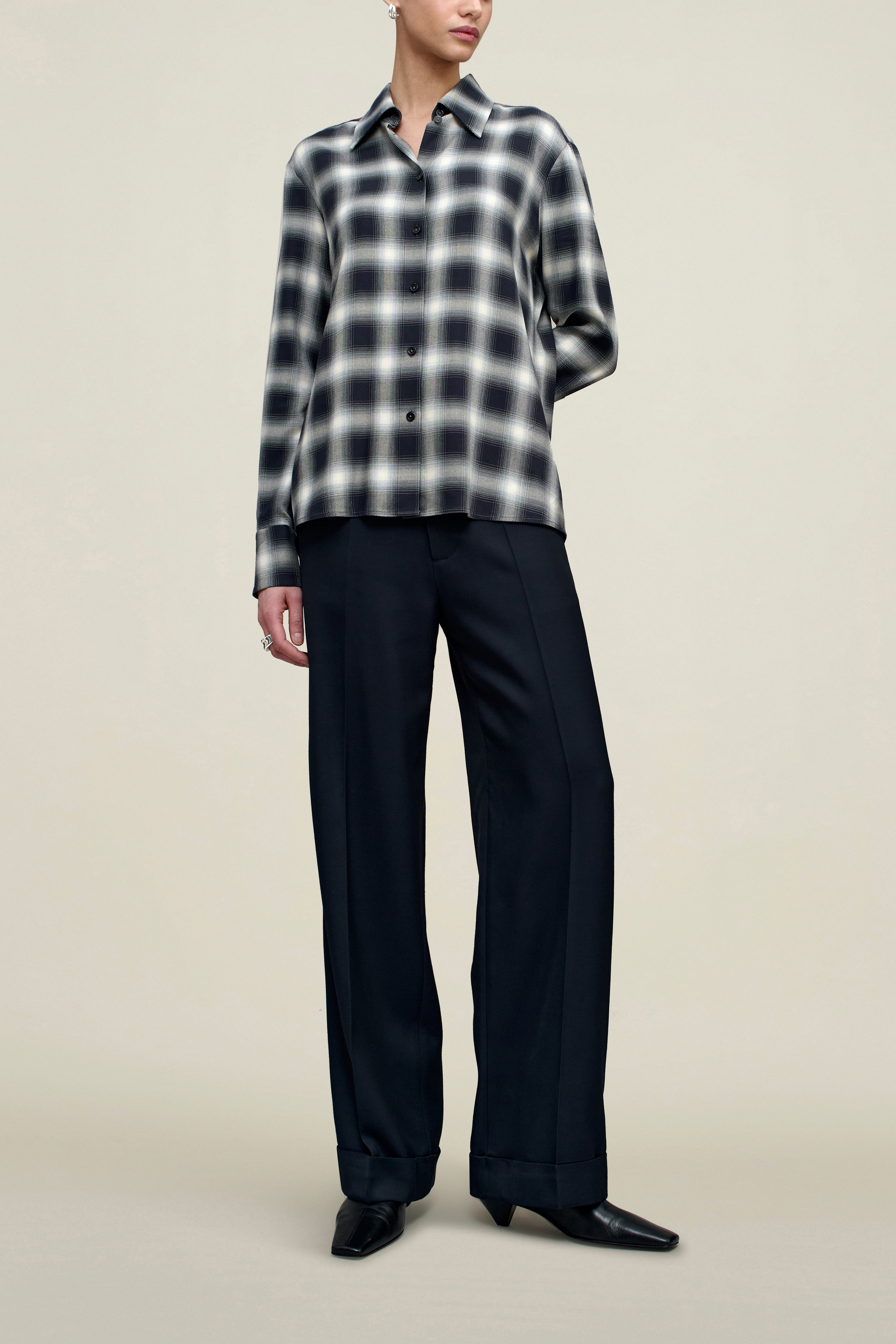 Octavia Blouse in Airbrush Flannel