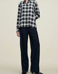 Octavia Blouse in Airbush Flannel