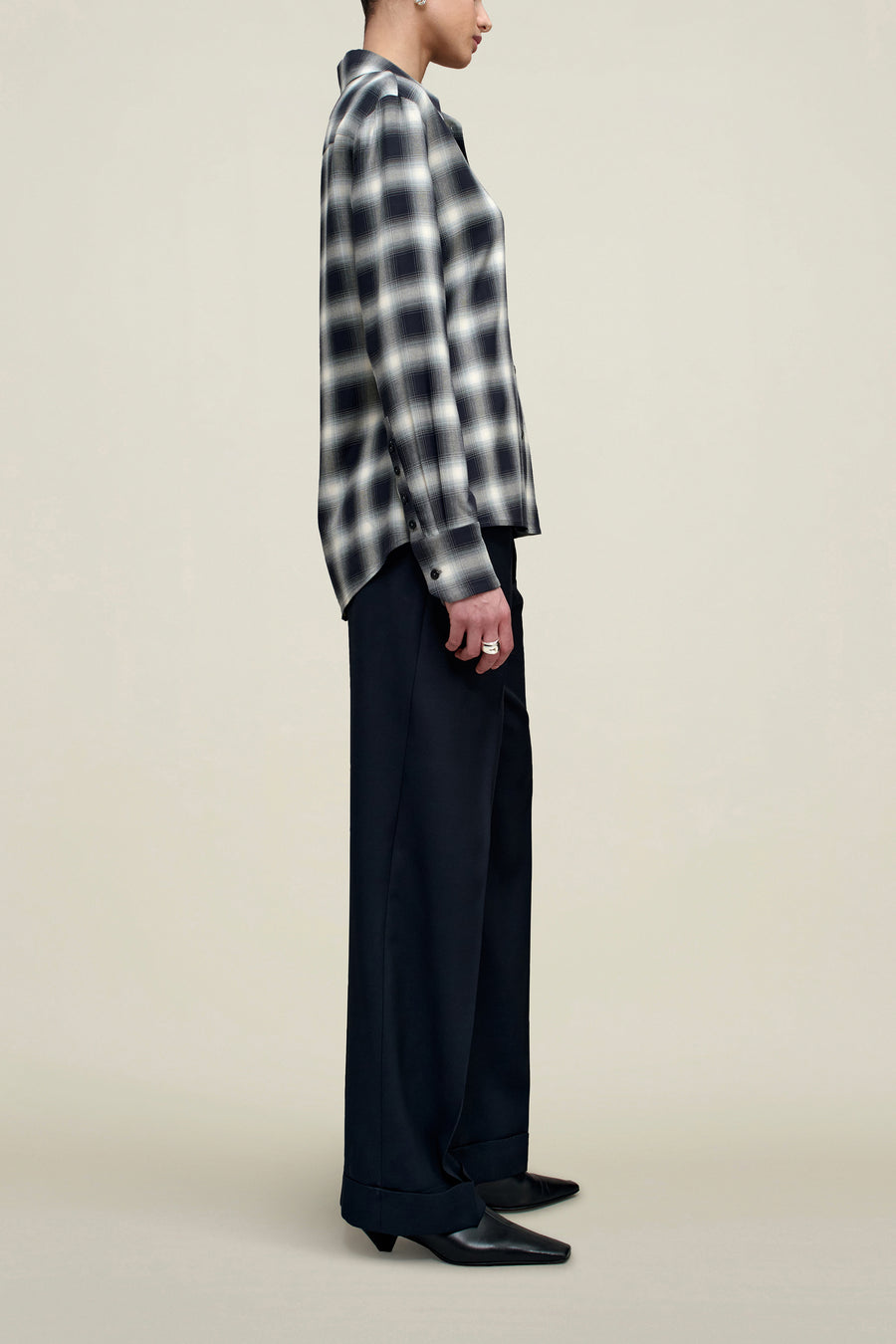 Octavia Blouse in Airbush Flannel