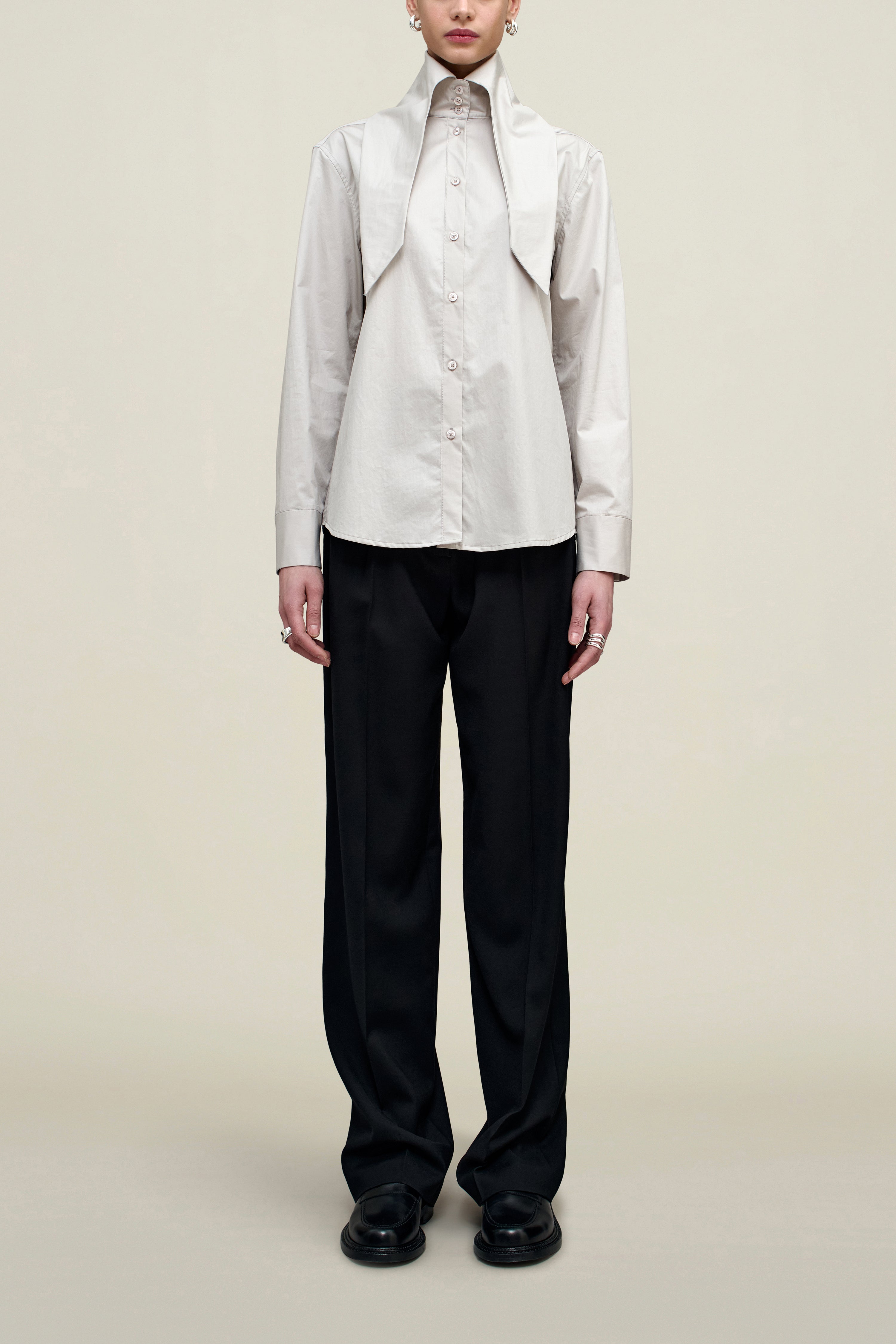 Renée Button Up in Cotton Shirting