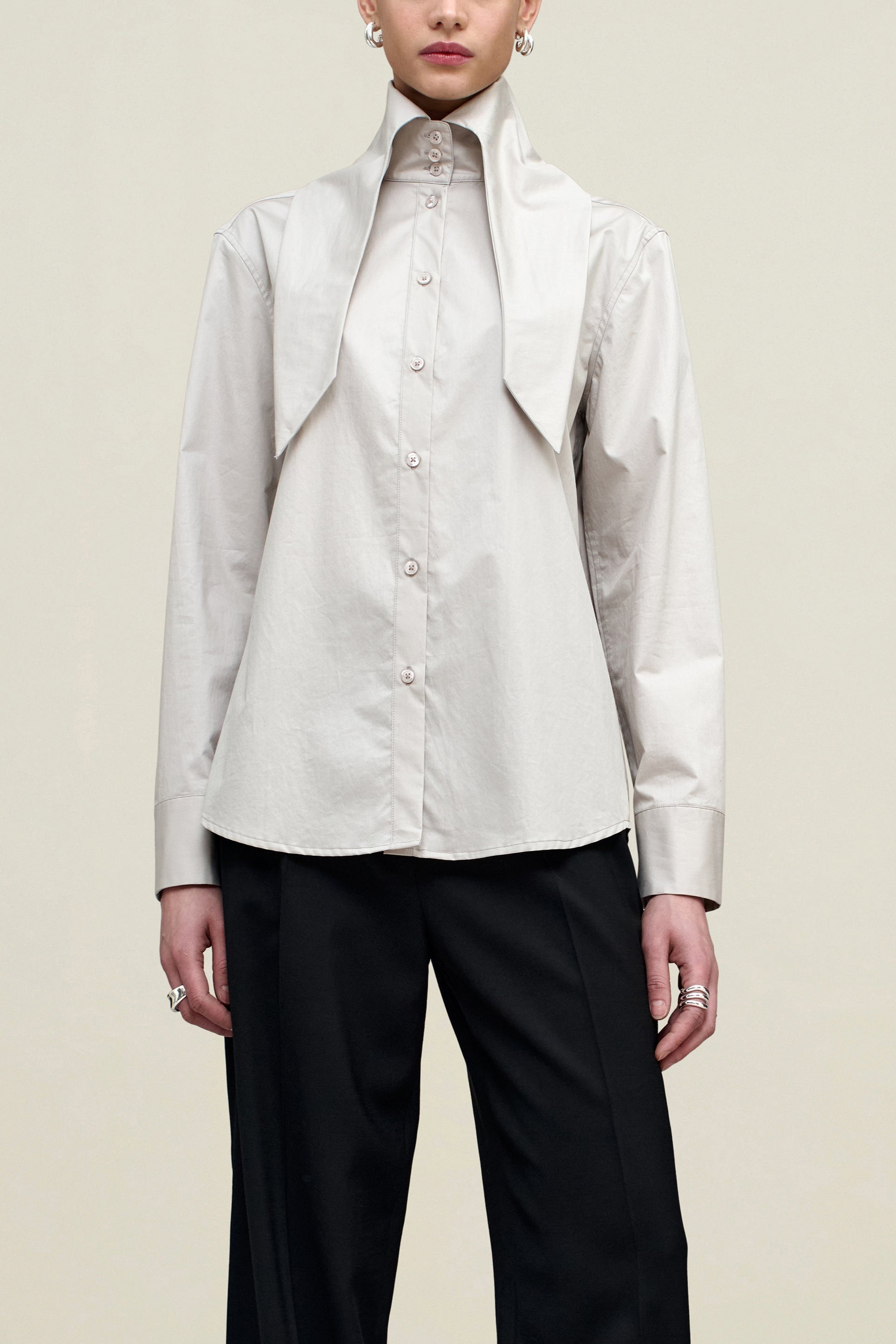 Renée Button Up in Cotton Shirting