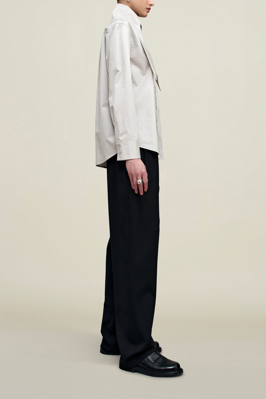 Renée Button Up in Cotton Shirting