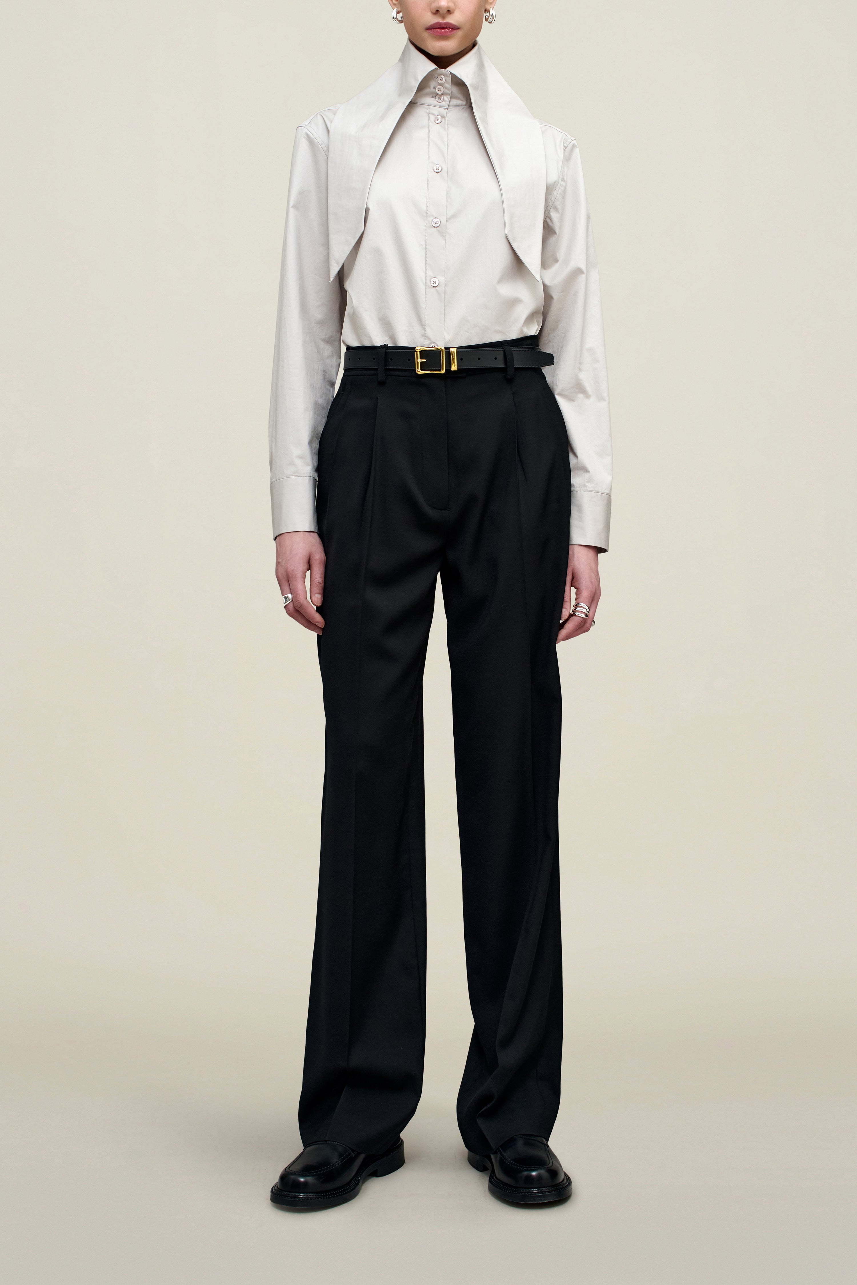 Renée Button Up in Cotton Shirting