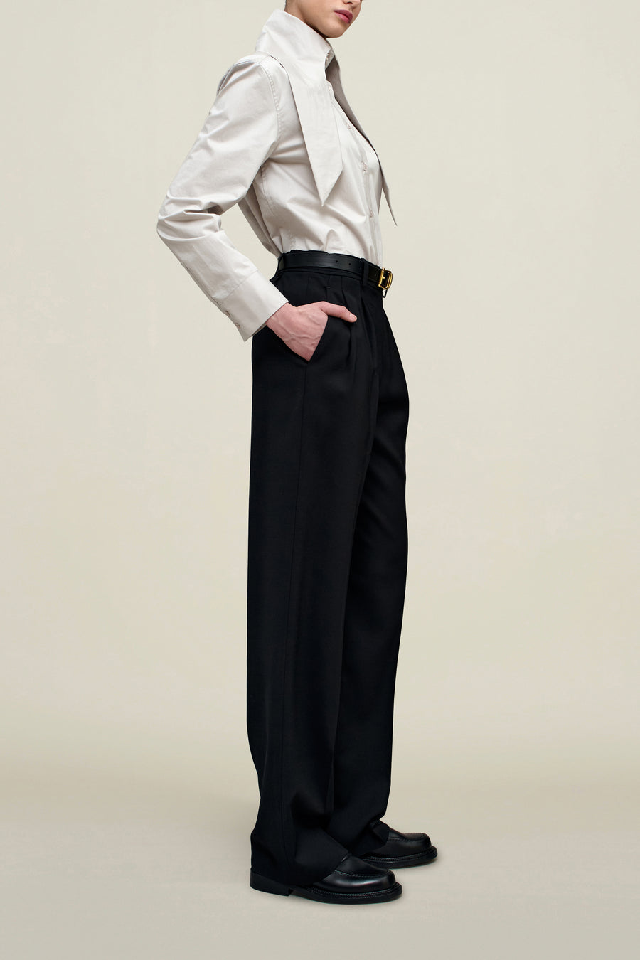 Renée Button Up in Cotton Shirting