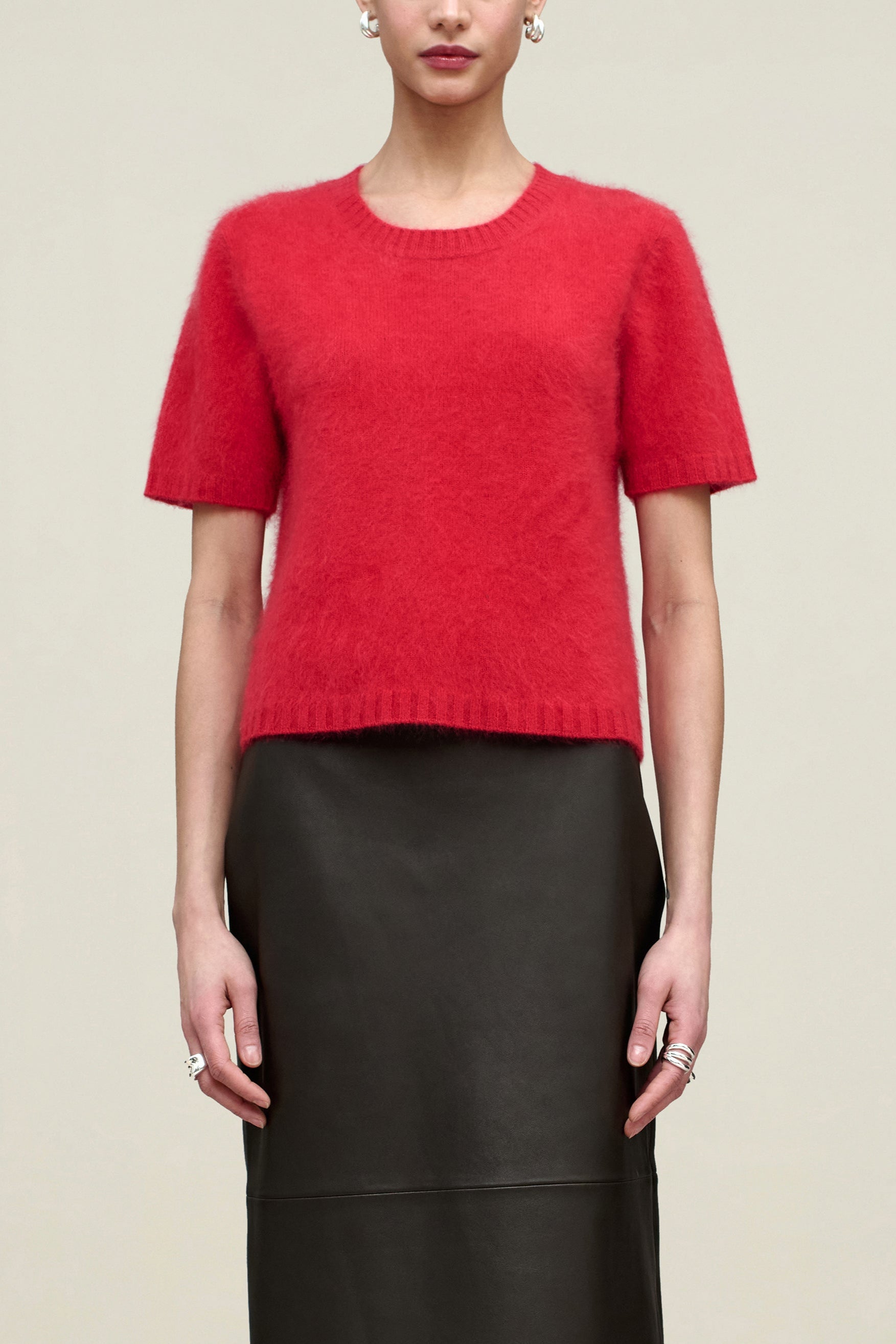 Veda Crewneck in Brushed Cashmere