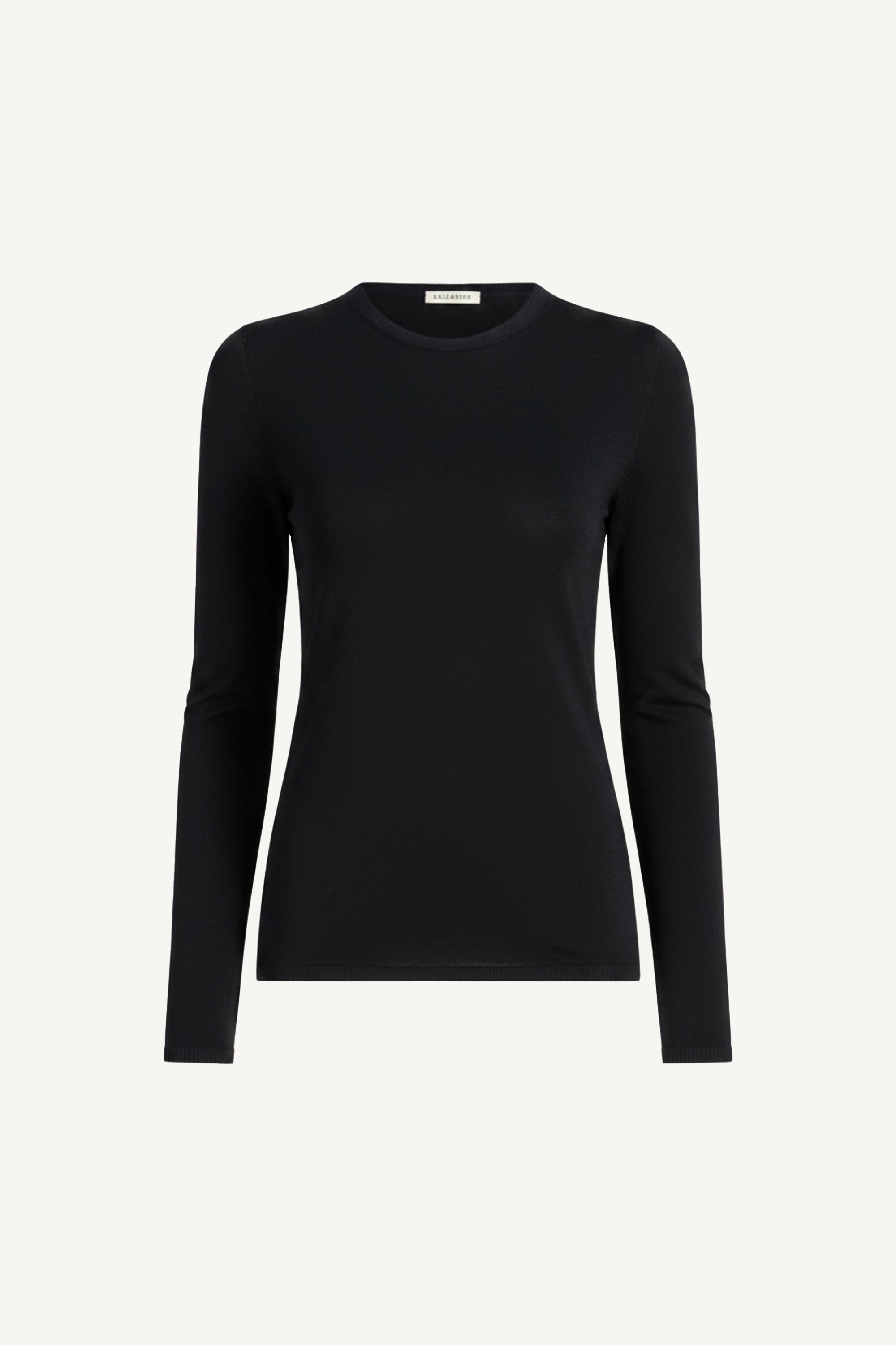 Zana Fitted Long Sleeve in Compact Viscose