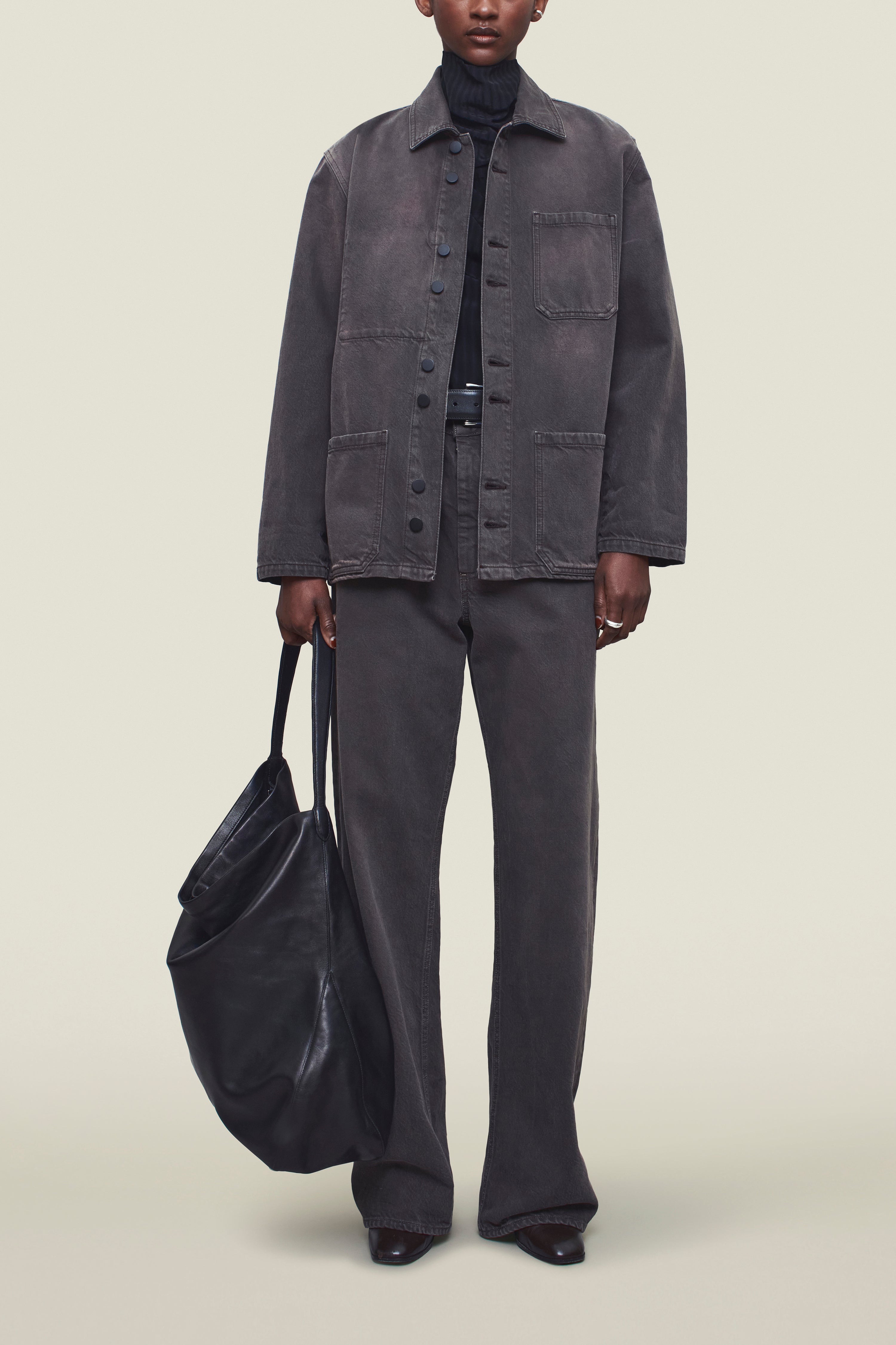 Jacques Worker Jacket in Cotton Denim