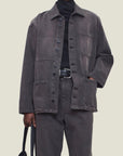 Jacques Worker Jacket in Cotton Denim