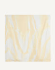 Large Oil Moire Scarf in Crema Silk Twill