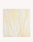 Large Oil Moire Scarf in Crema Silk Twill