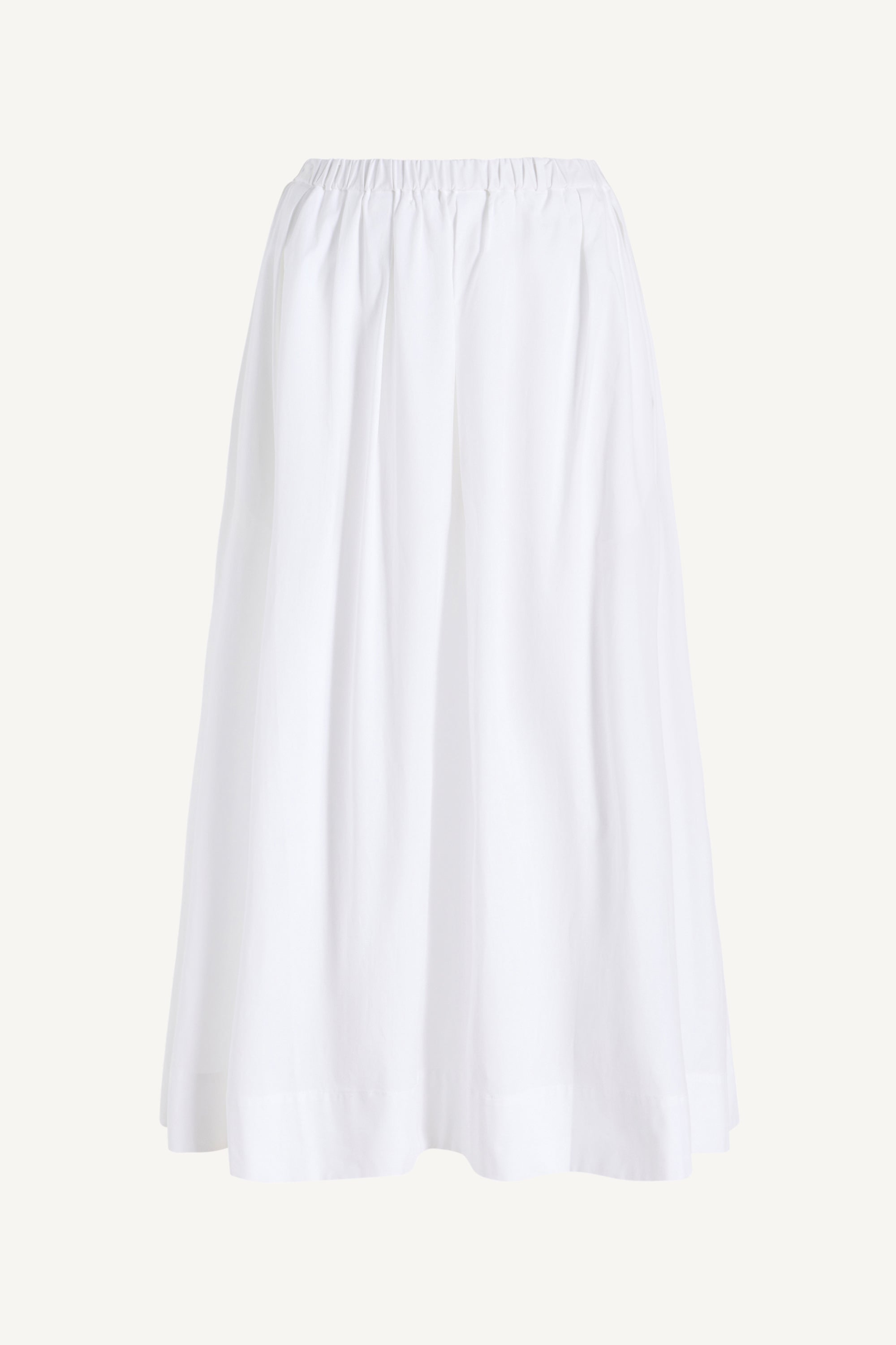 Isolde Full Skirt in Starched Poplin