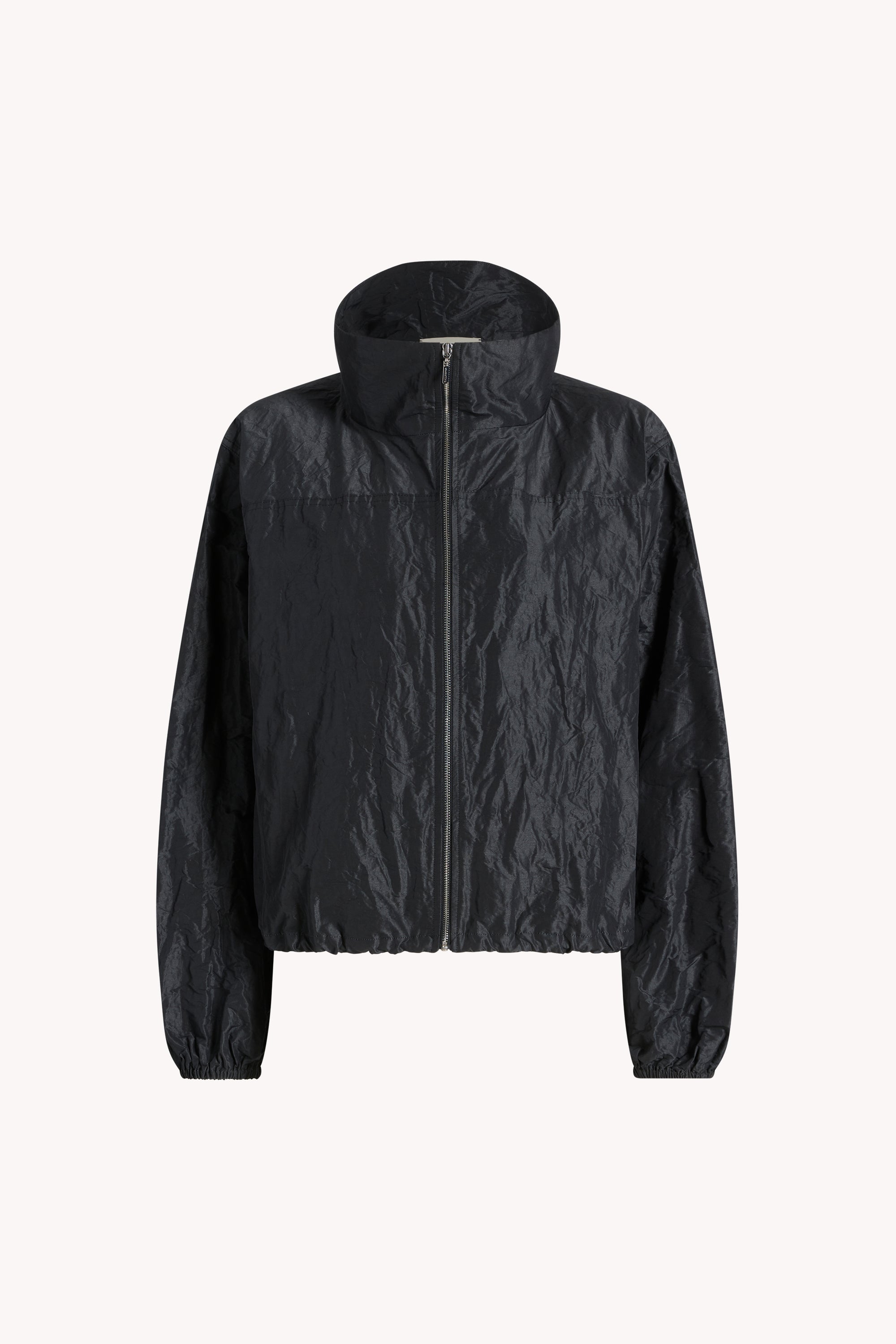 Sadie Windbreaker in Steel Taffeta