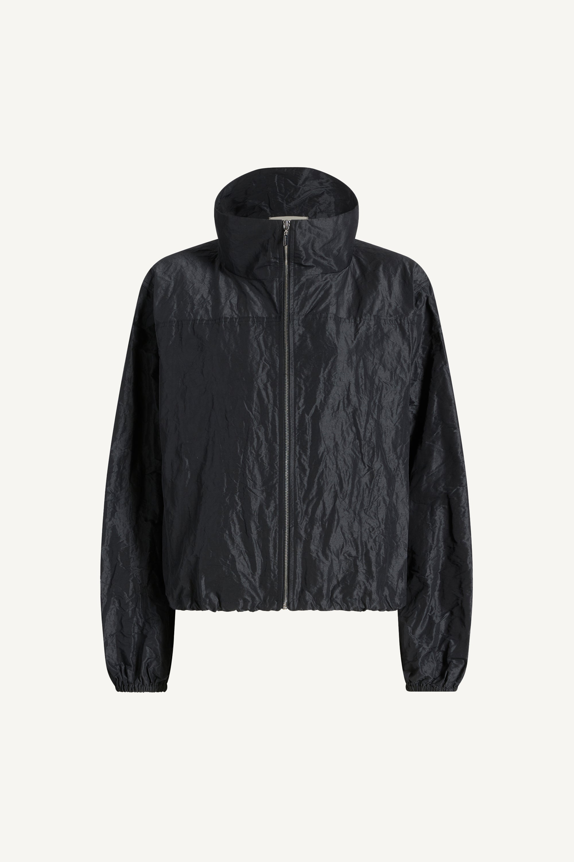 Sadie Windbreaker in Steel Taffeta