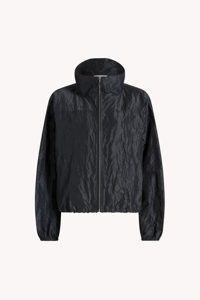 Sadie Windbreaker in Steel Taffeta – KALLMEYER