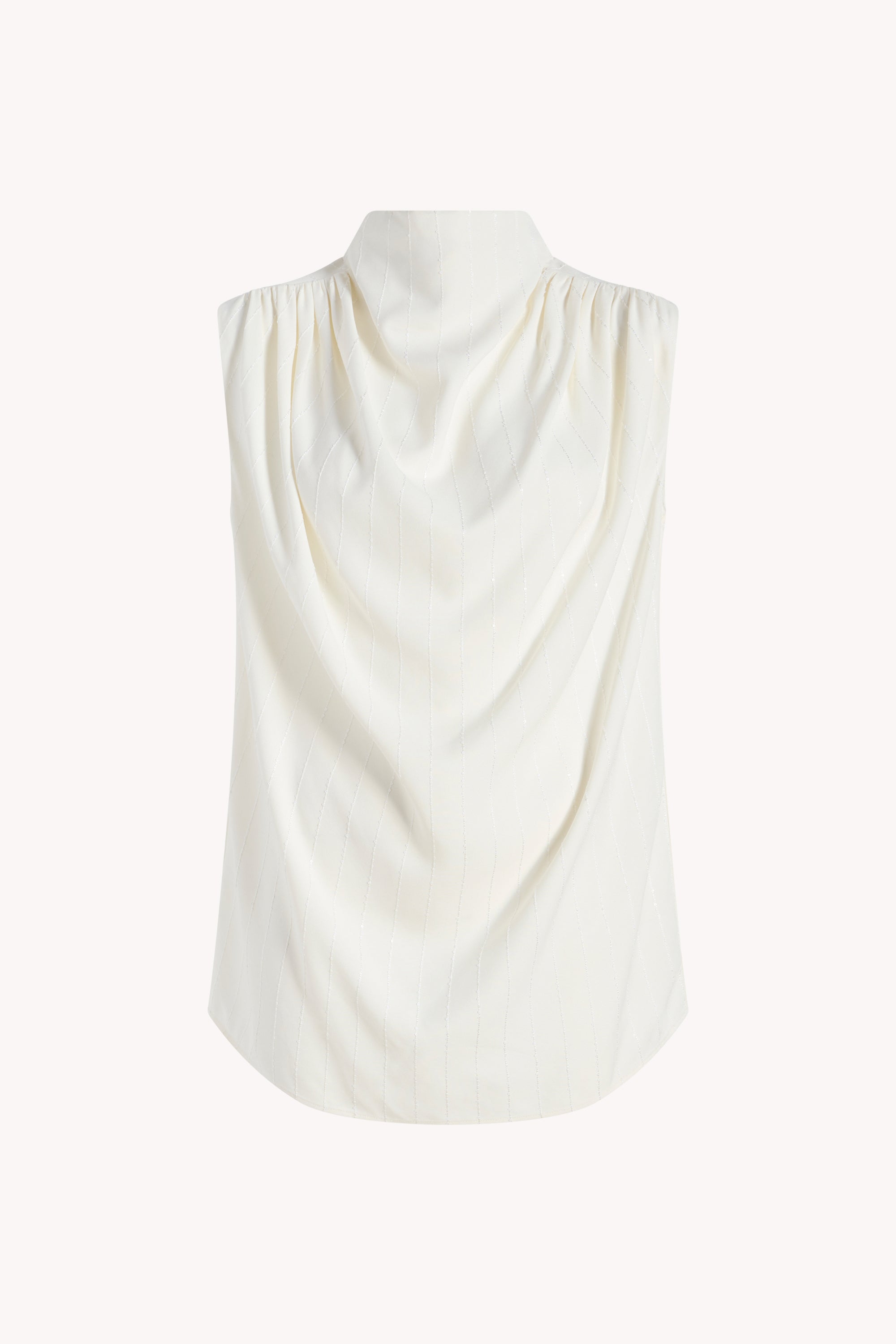 Penny Draped Top in Viscose Twill