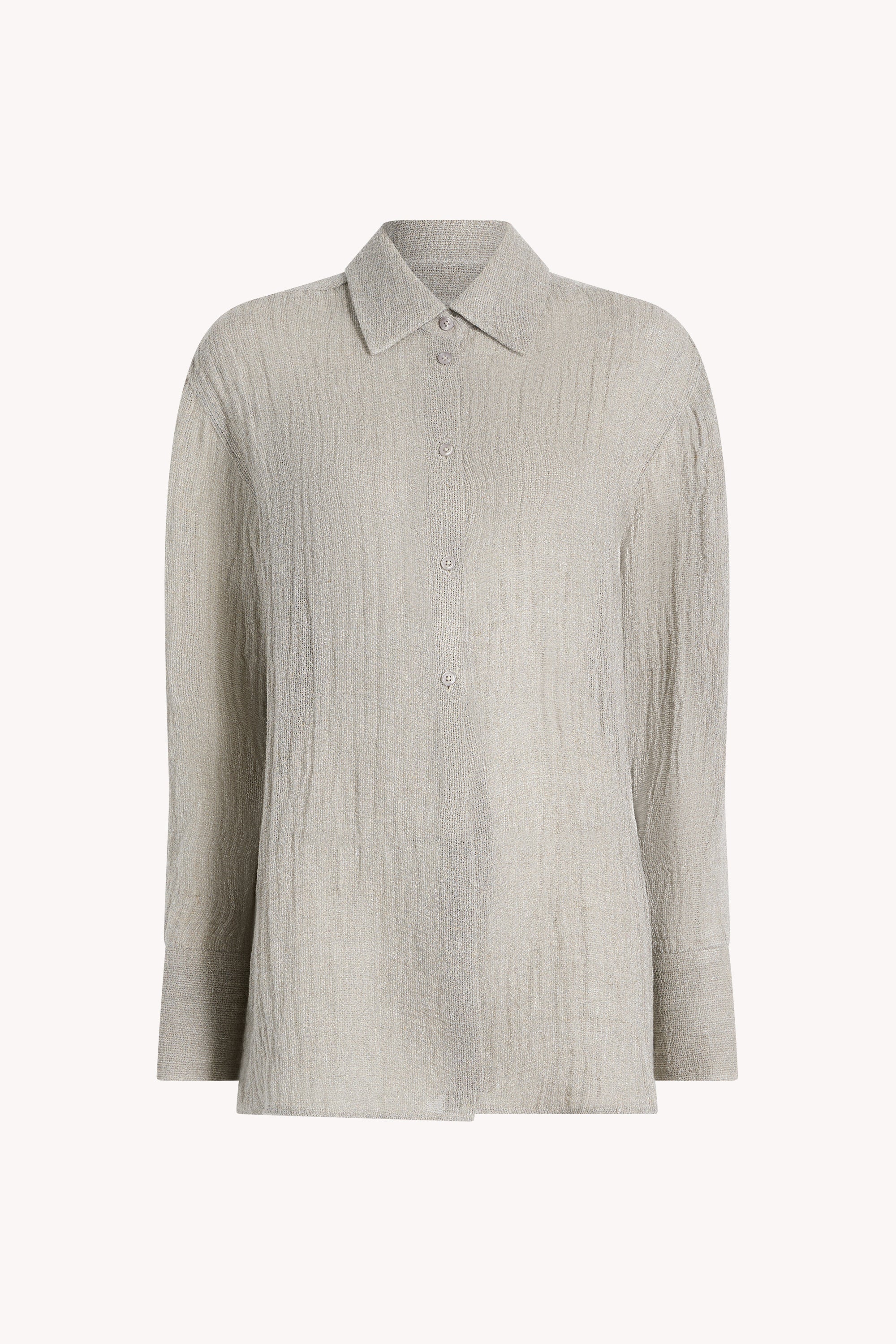 Mollie Button Down in Linen Gauze
