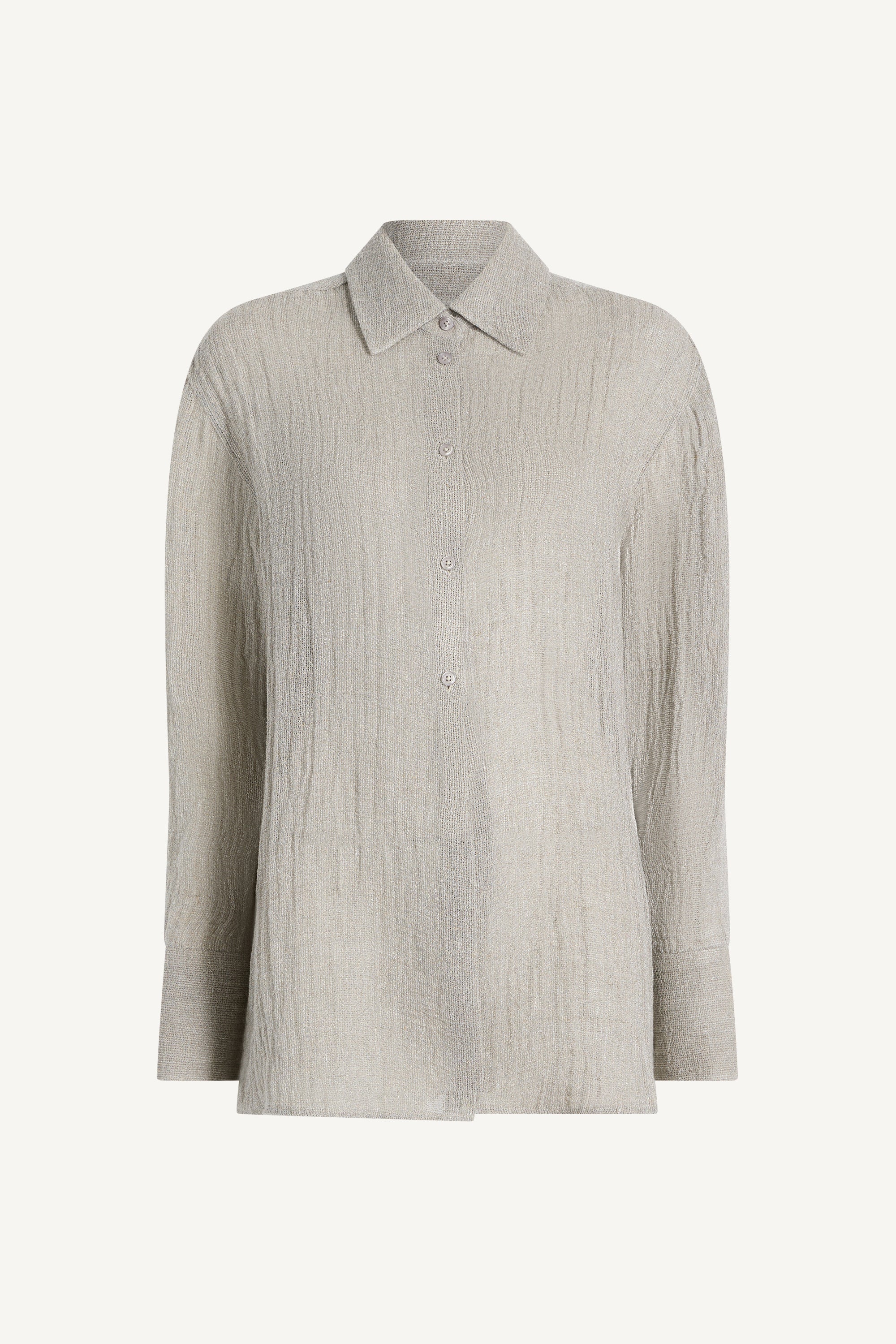 Mollie Button Down in Linen Gauze