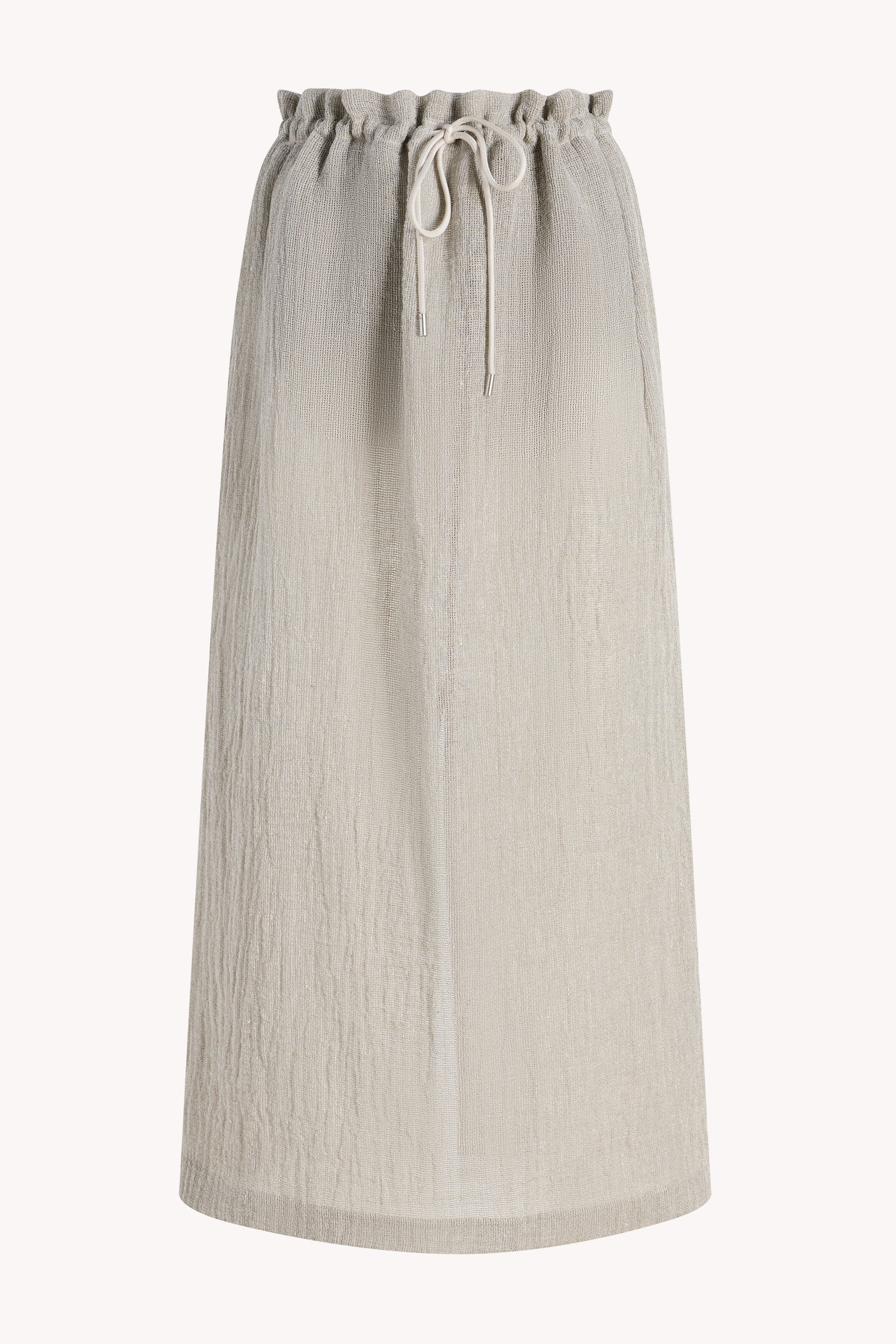 Regina Drawstring Skirt in Linen Gauze