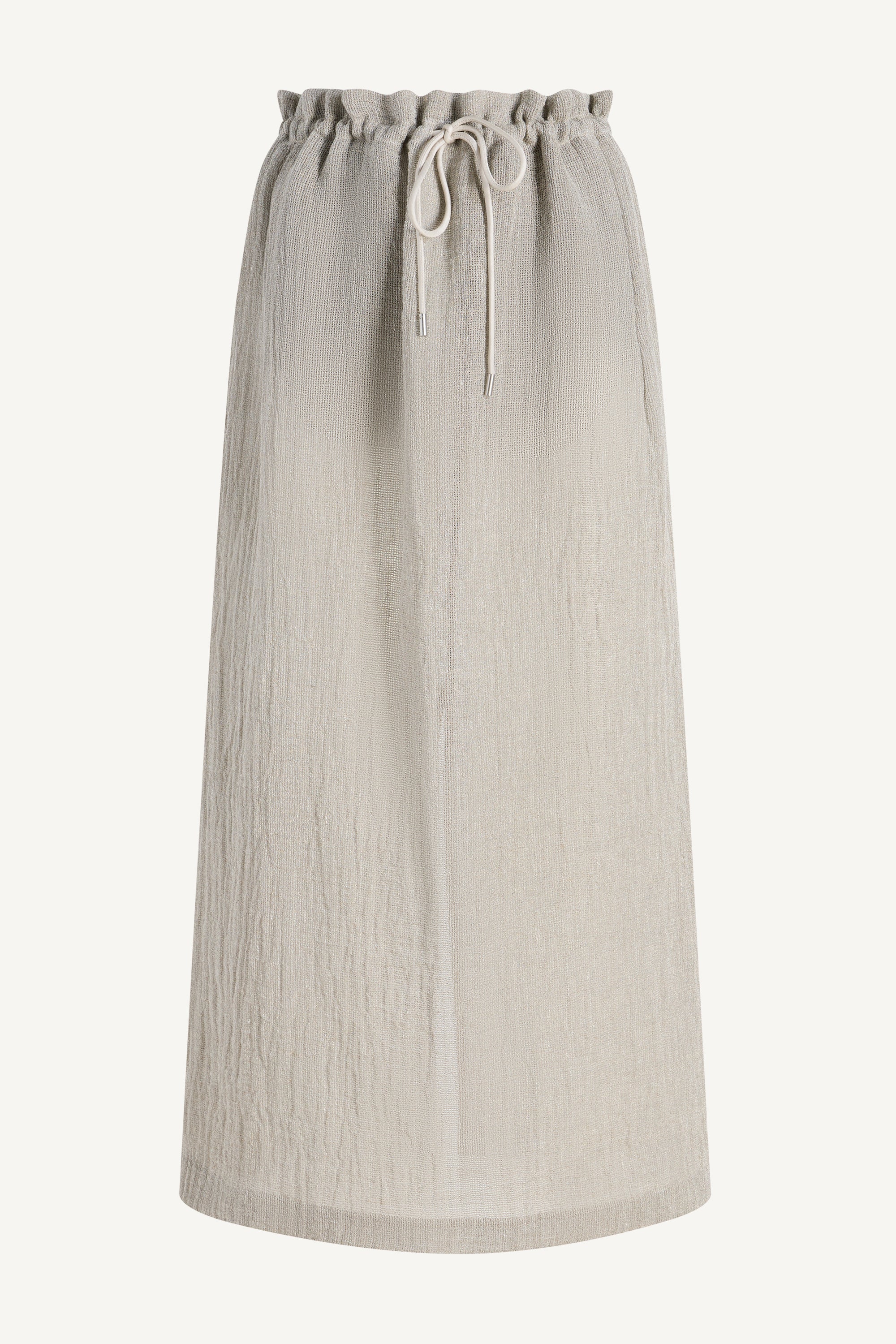 Regina Drawstring Skirt in Linen Gauze