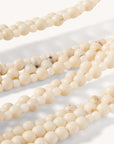 Sora Beaded Belt in Shell
