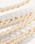Sora Beaded Belt in Shell
