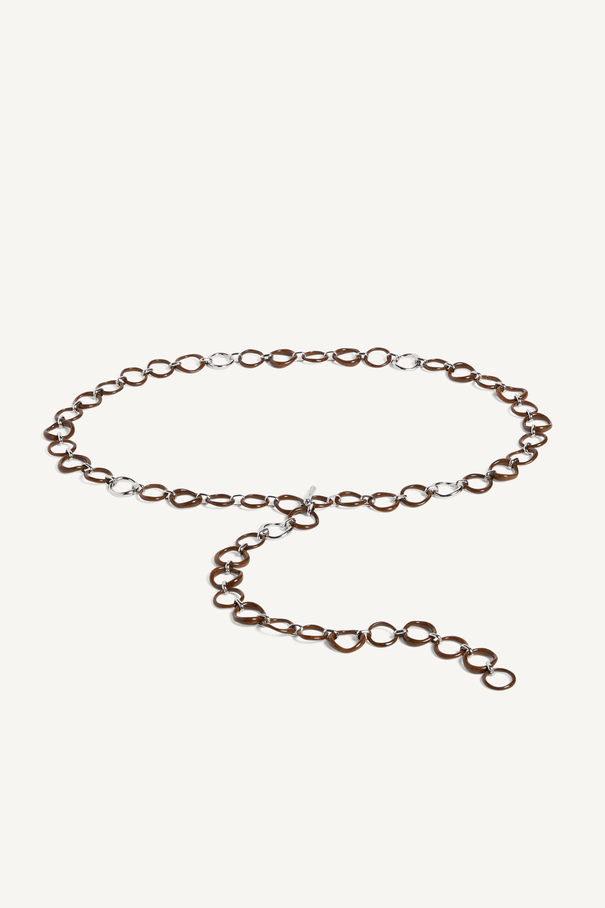 Jovi Belt in Wooden Acrylic